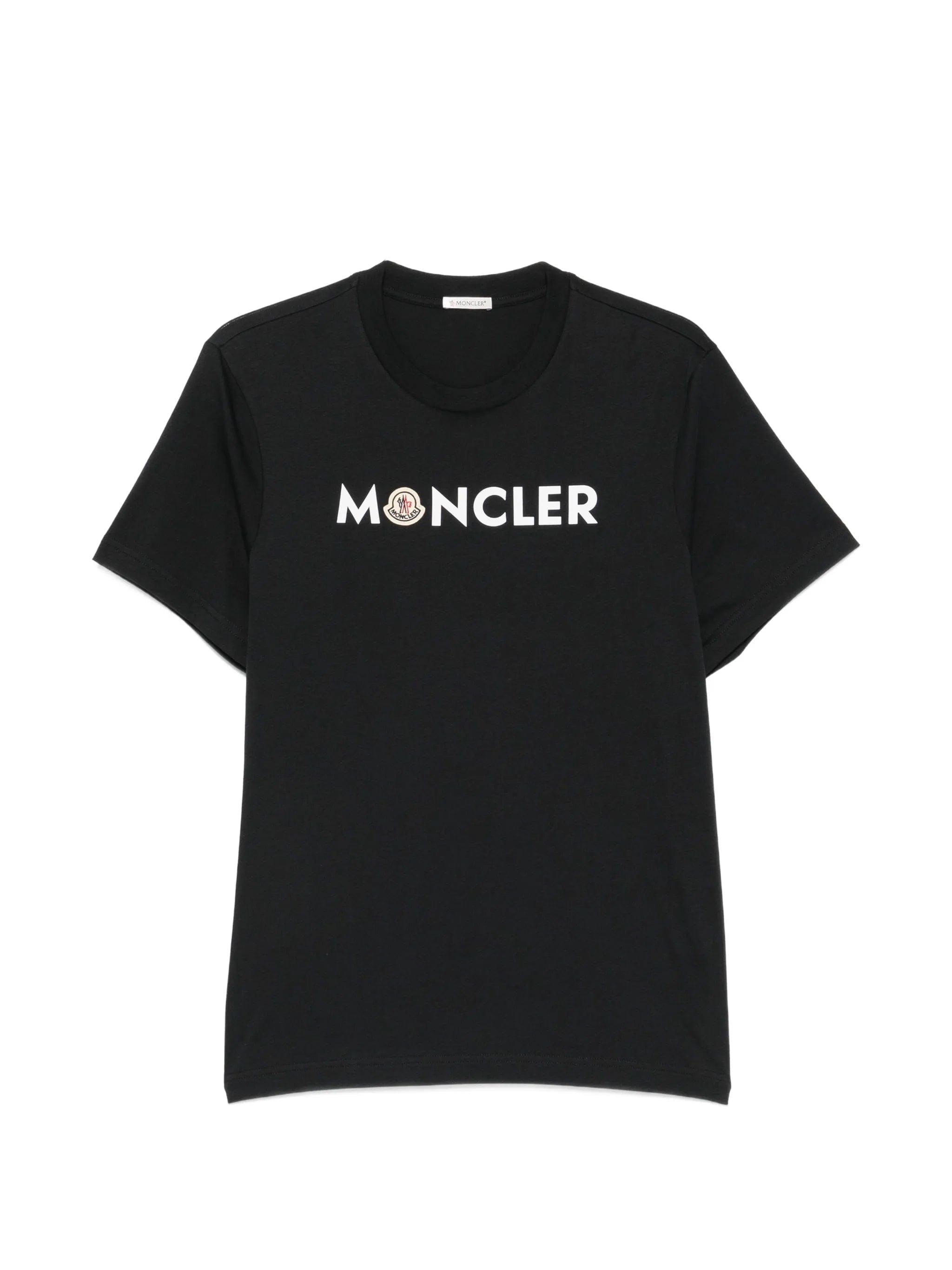 Moncler logo - print cotton T - shirt