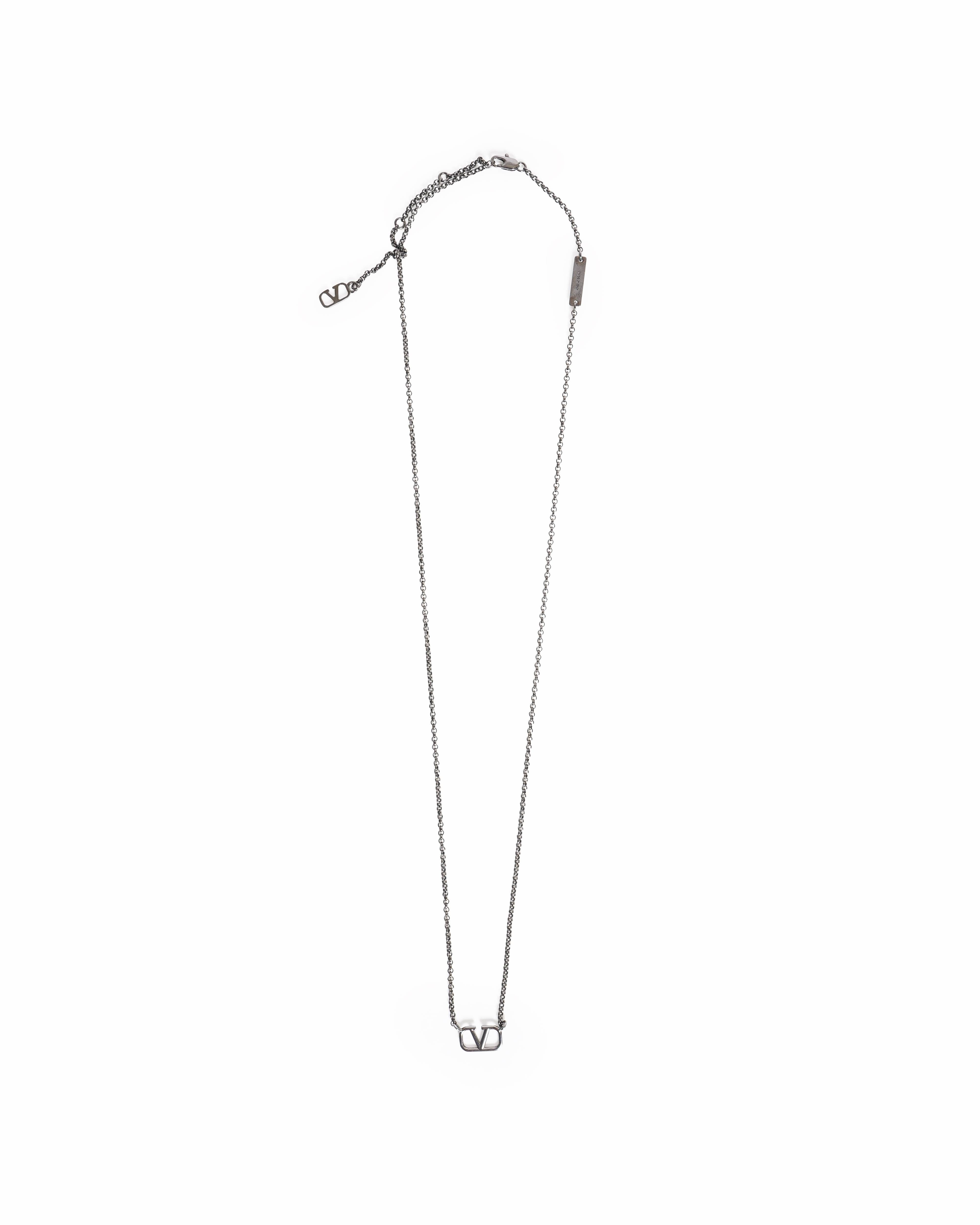 Valentino VLogo Signature Metal Necklace