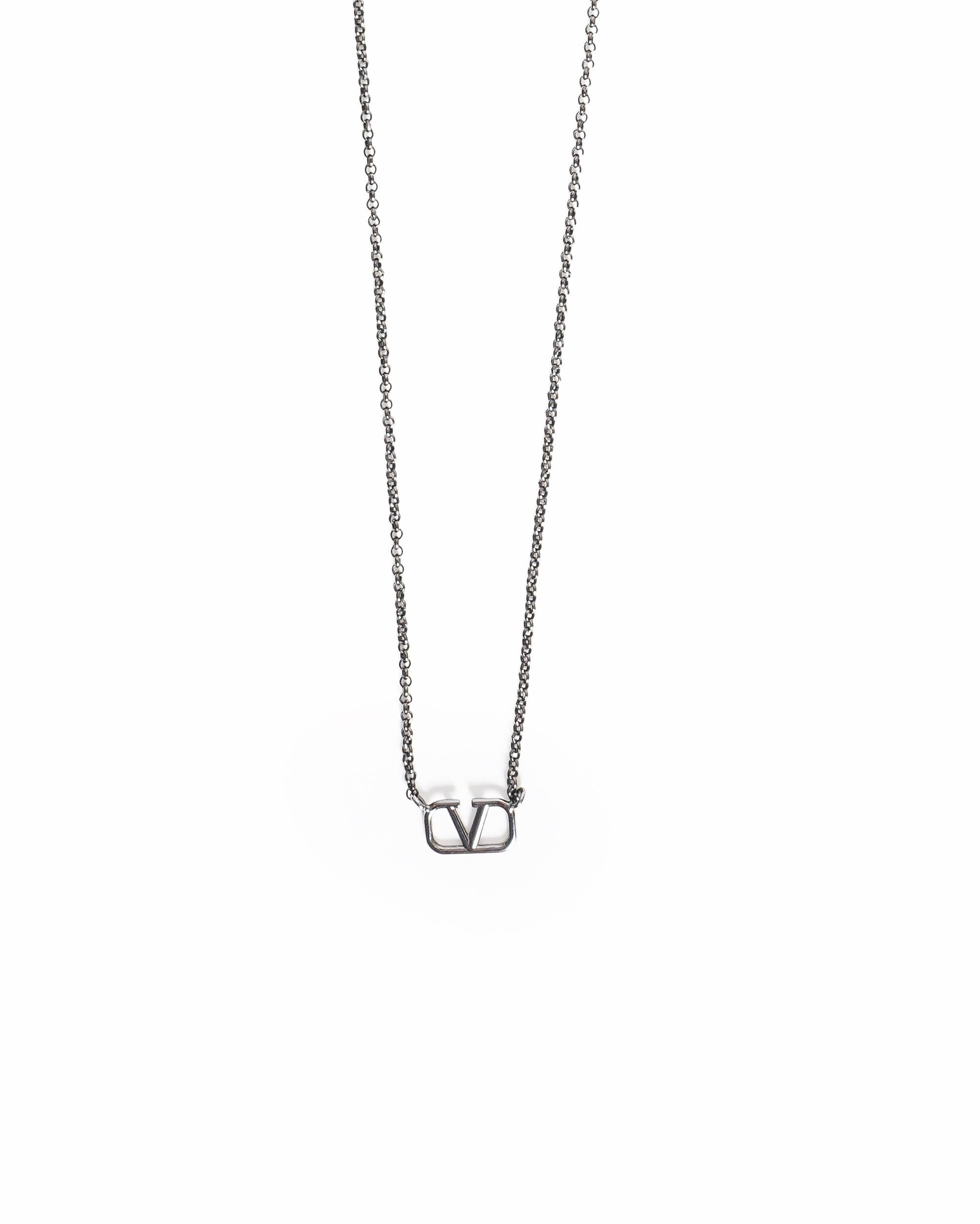 Valentino VLogo Signature Metal Necklace
