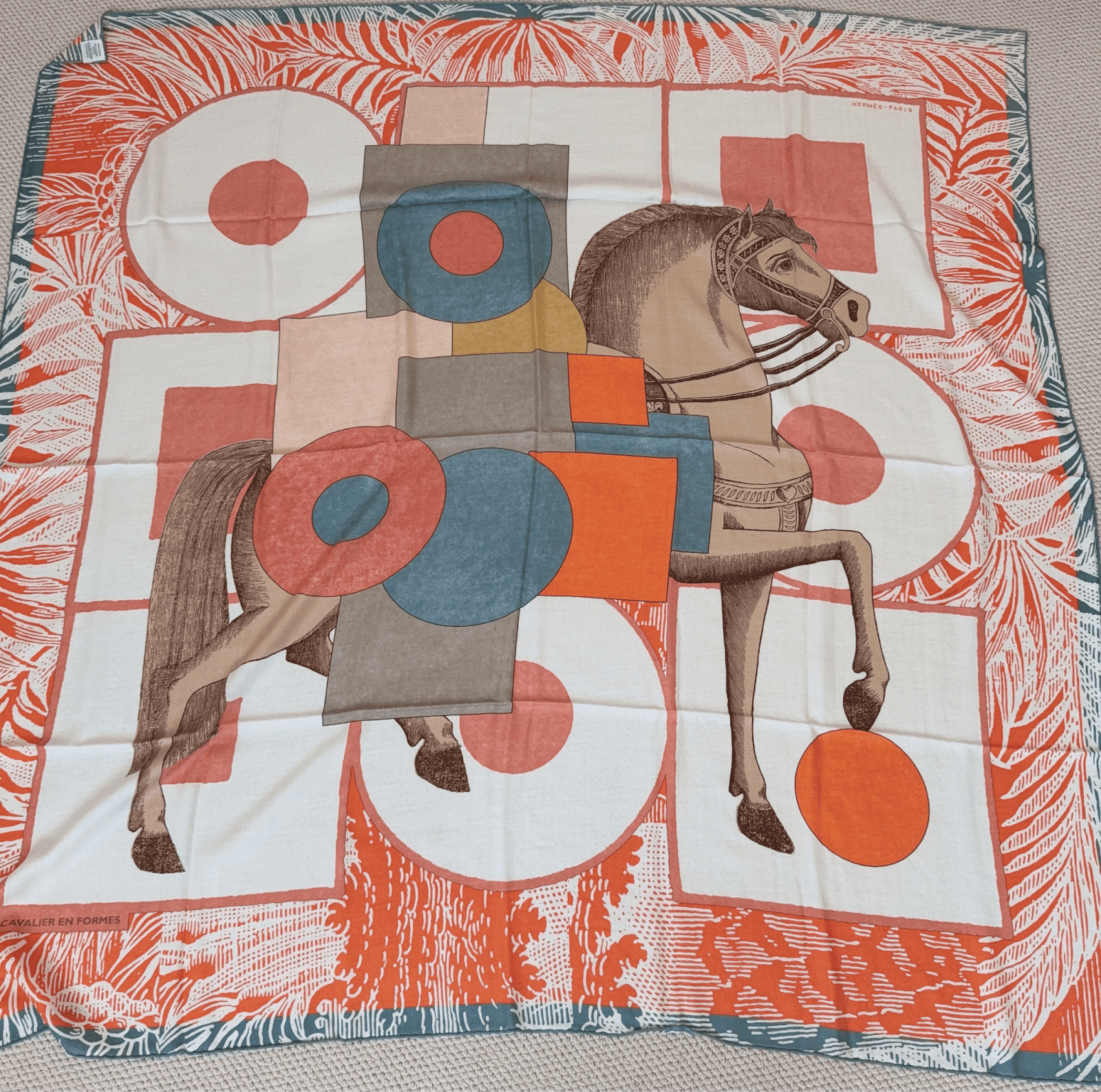 Hermes cashmere scarf AKC0544