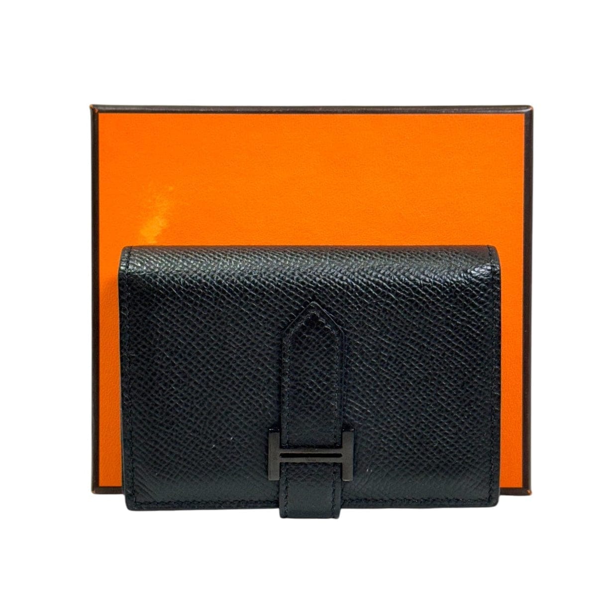 Hermes Bearn Mini Wallet So Black