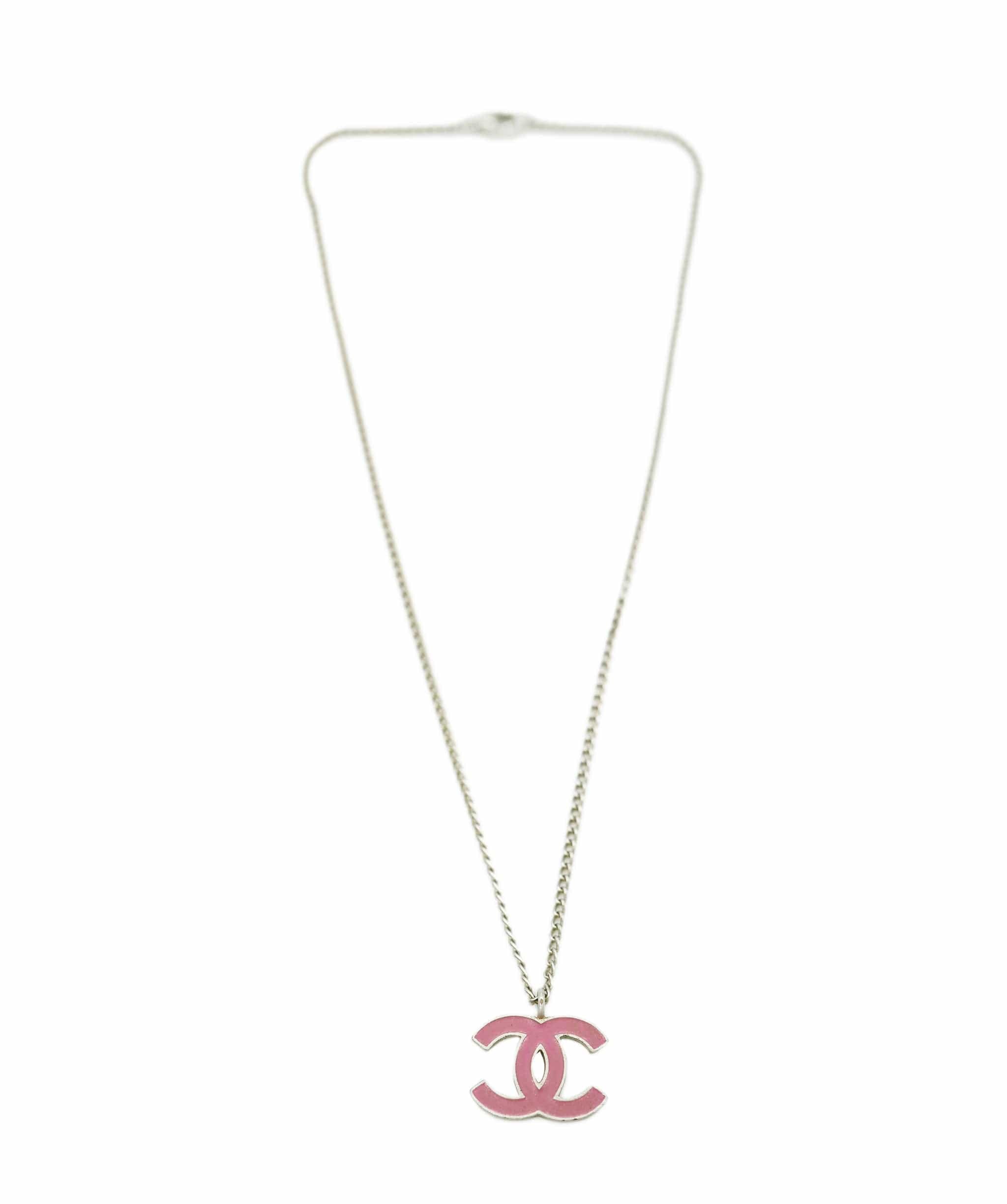 CHANEL Cocomark Necklace Pink 04P DBXS2179