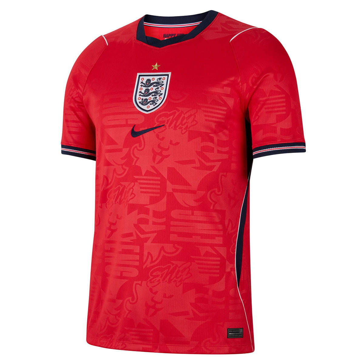 Nike England National Team 2026 Stadium Away Men's Dri - FIT Soccer Jersey SPEED RED/OBSIDIAN/WHITE/OBSIDIAN