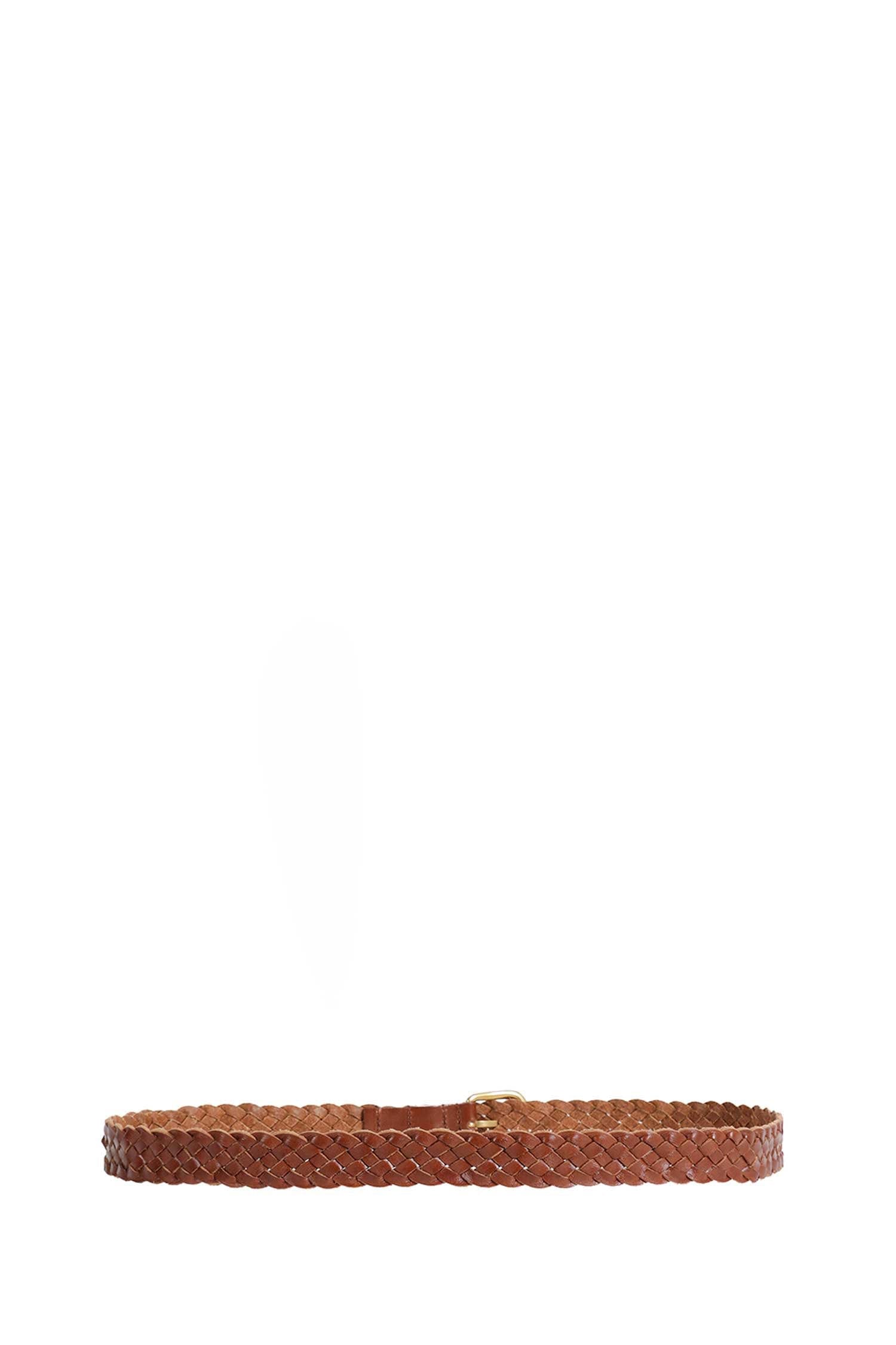 Saint Laurent Cassandre Rectangular Buckle Belt