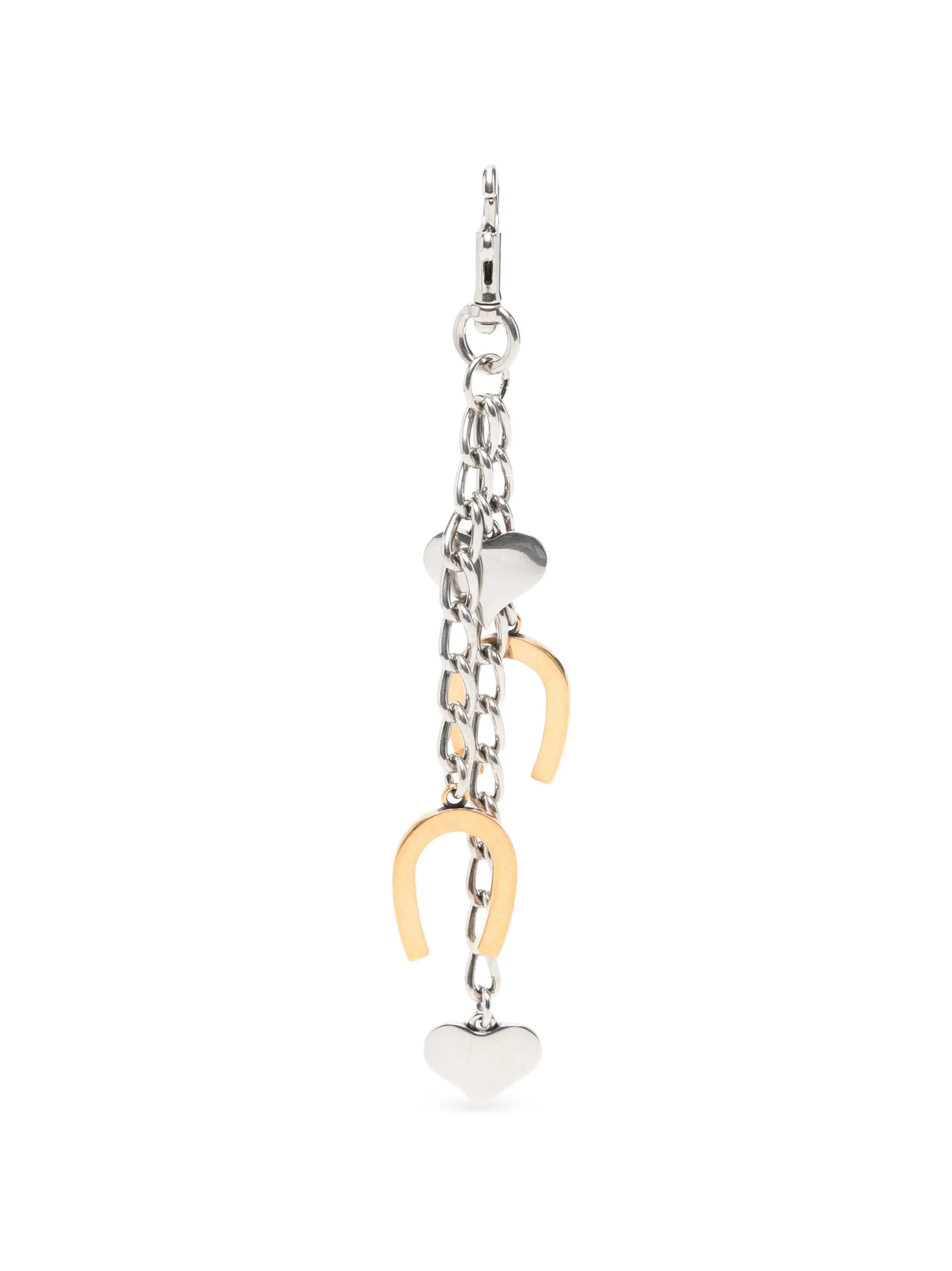 Balenciaga horseshoe heart keyring