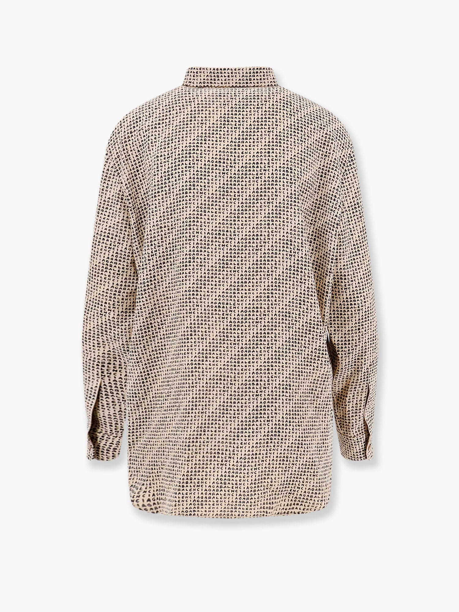 Balenciaga All Over Print Silk Shirt