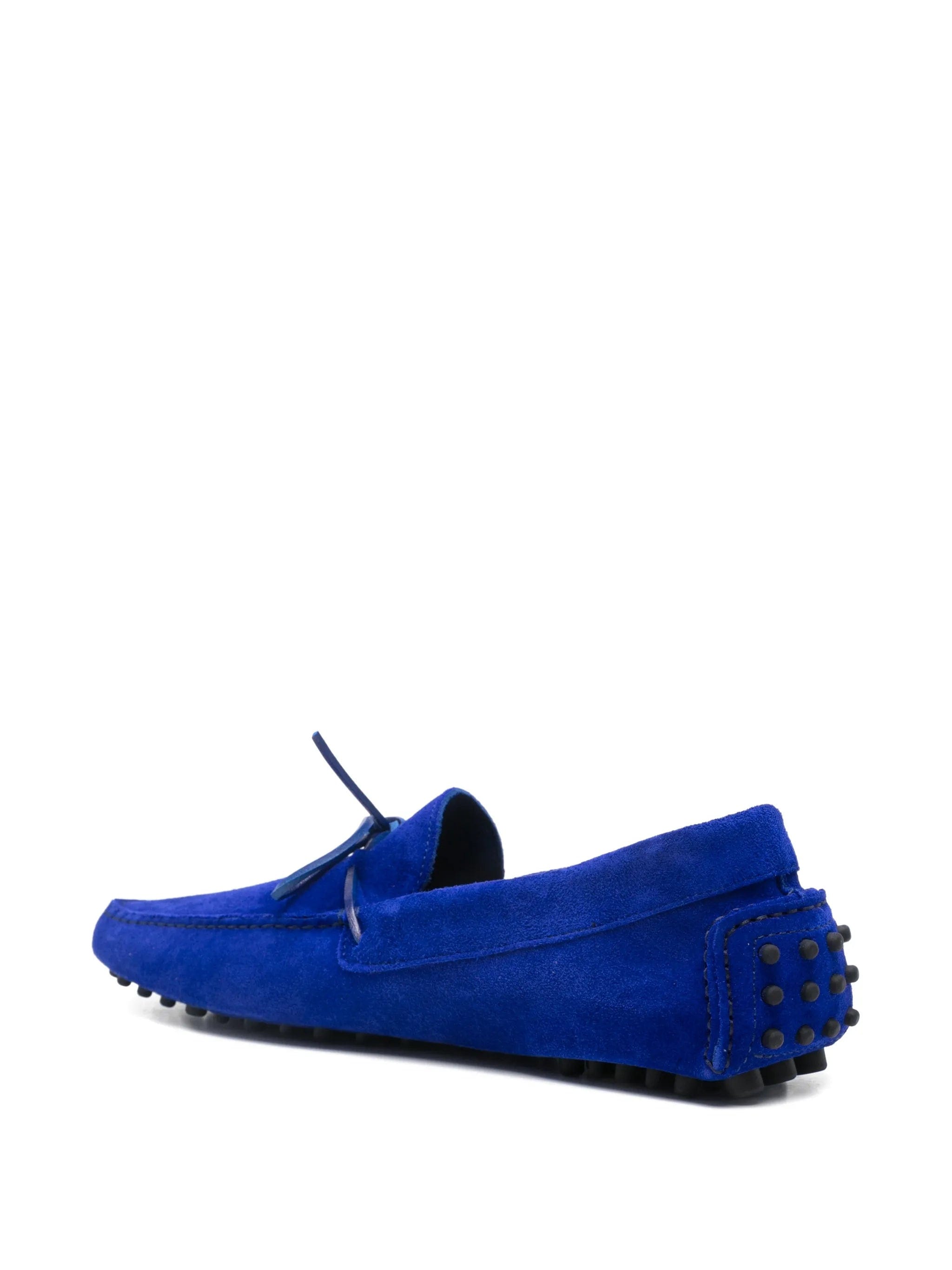 TOM FORD tie suede loafers