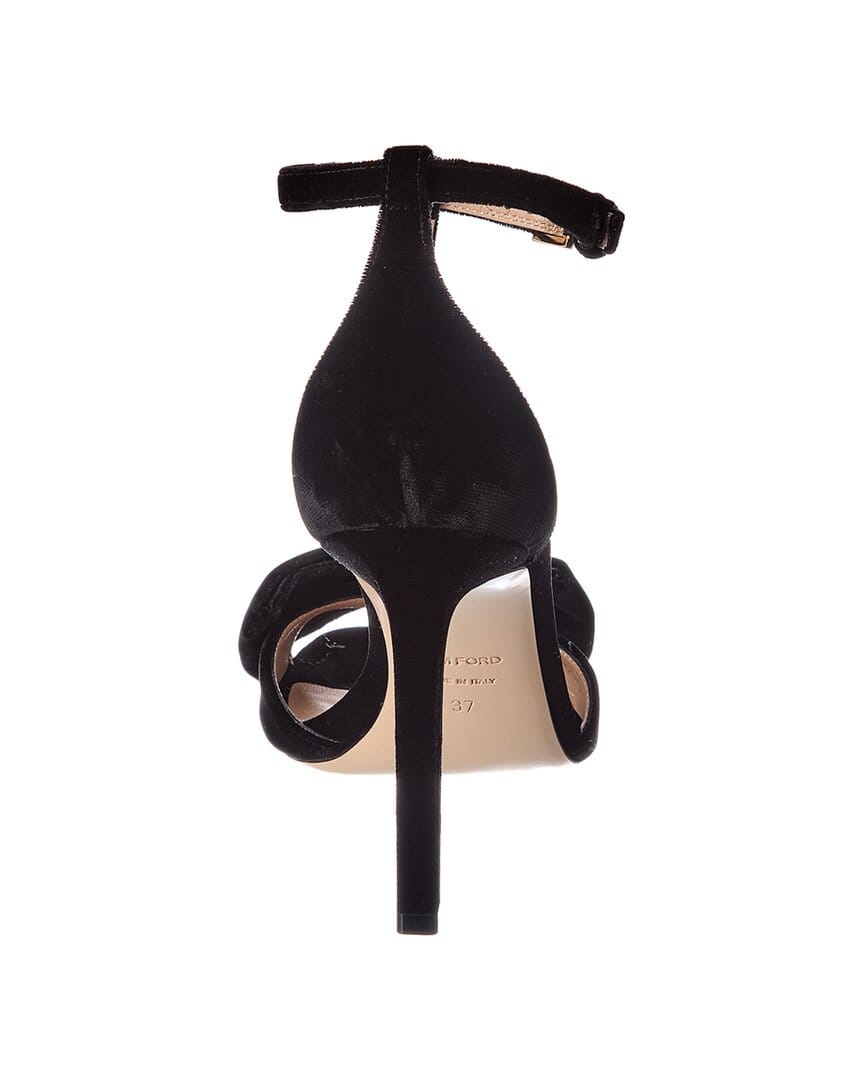 Tom Ford Brigitte Velvet Sandal