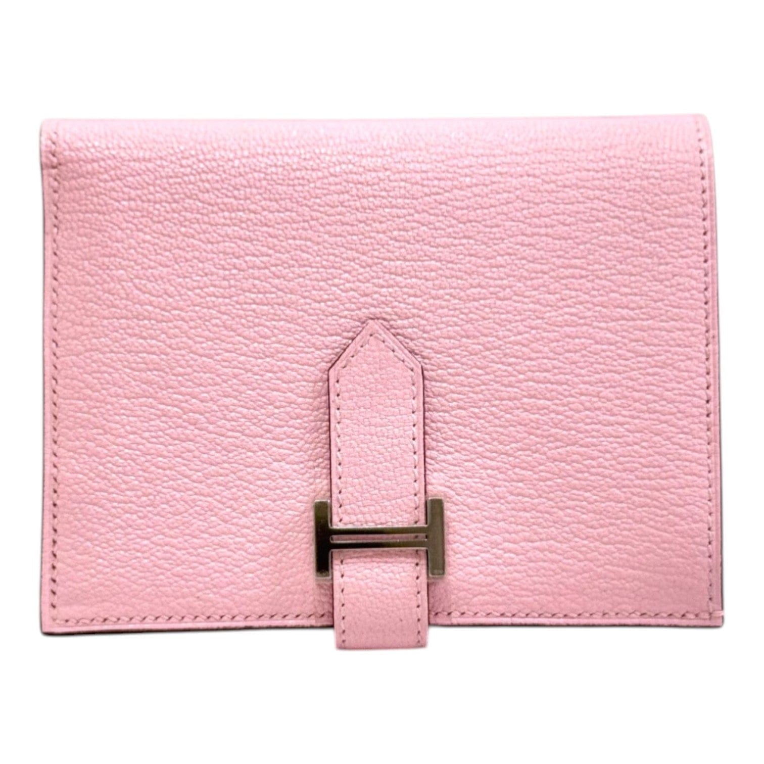 Hermes Short Wallet Bearn 3Q Rose Sakura
