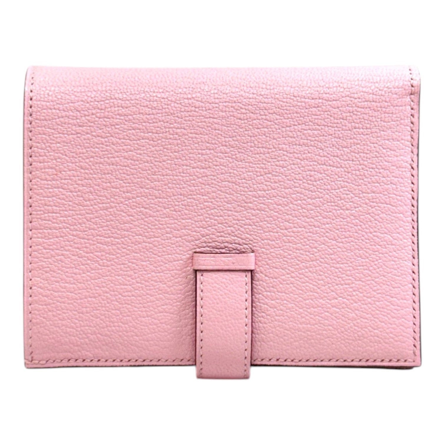 Hermes Short Wallet Bearn 3Q Rose Sakura