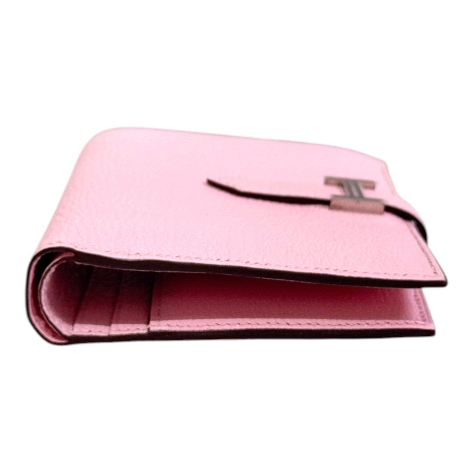 Hermes Short Wallet Bearn 3Q Rose Sakura