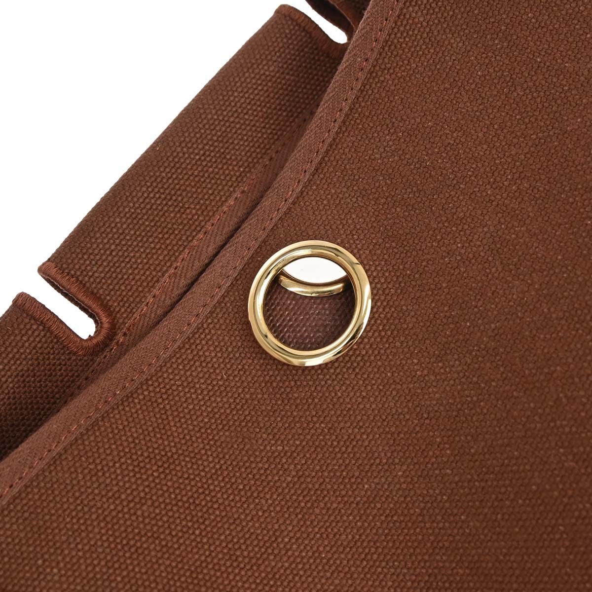 Hermes Beige Brown Toile H Herbag a Dos 2 in 1 Backpack