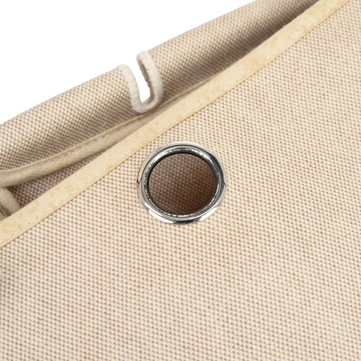 Hermes Natural Toile H Herbag a Dos 2 in 1 Backpack