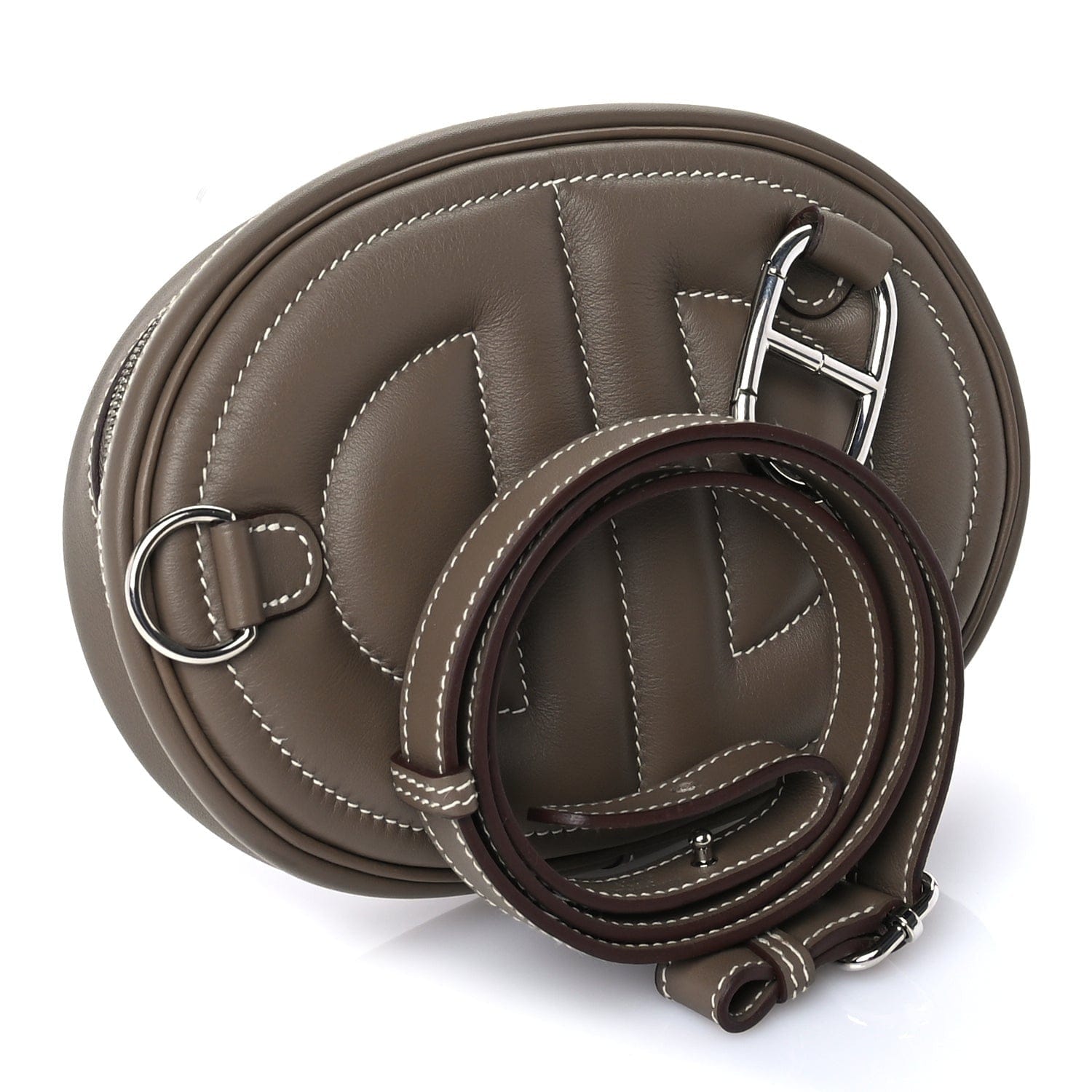 Hermes Swift In - The - Loop Belt Bag Etoupe