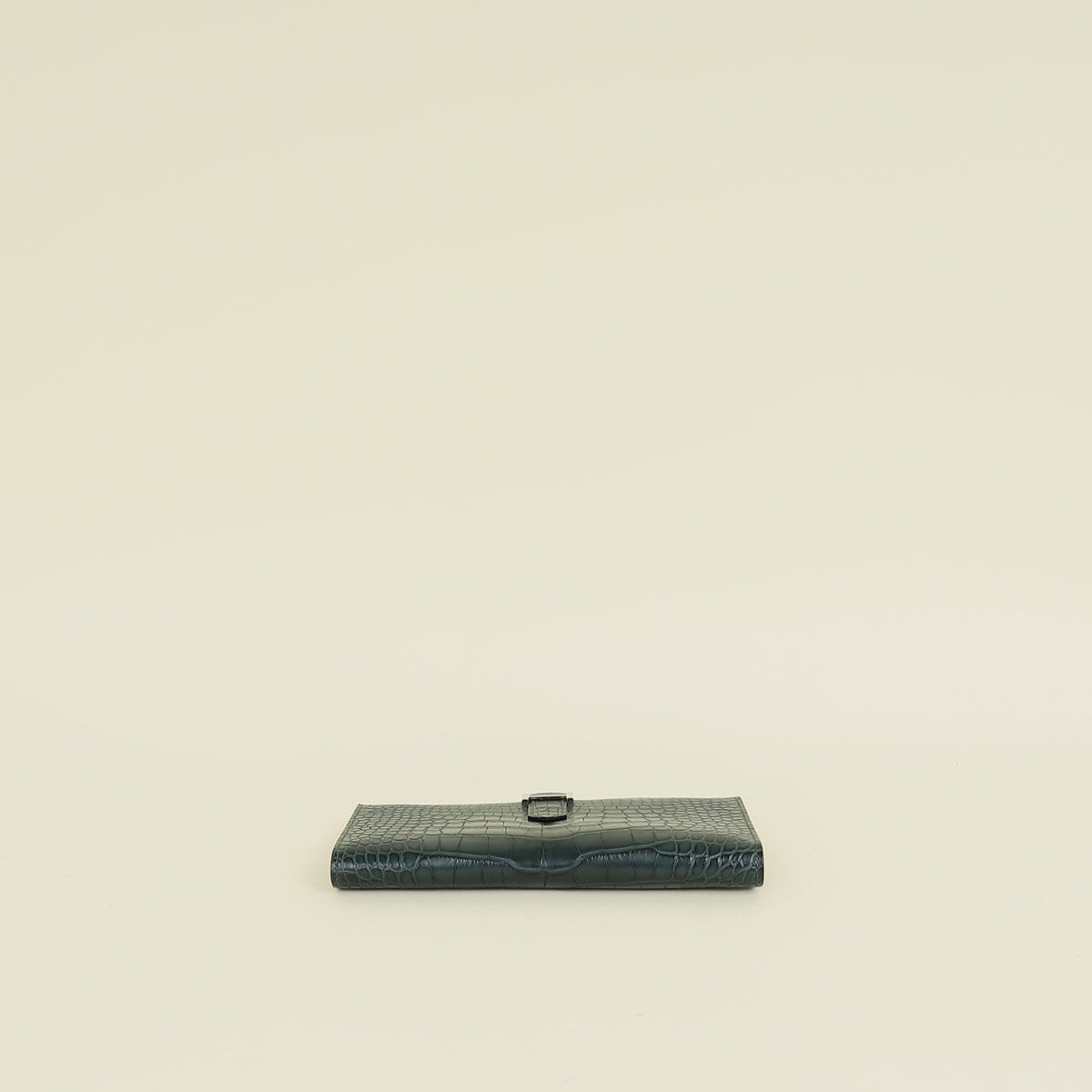 Hermes Vert Titien Bearn Matte Alligator Wallet