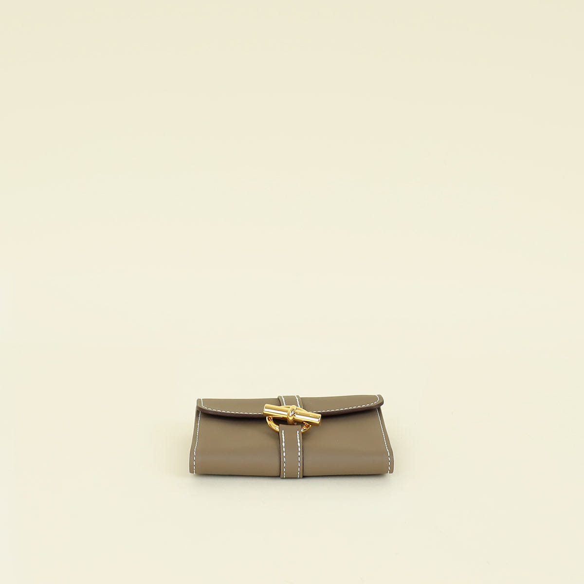 Hermes Etoupe Glenan Compact Wallet