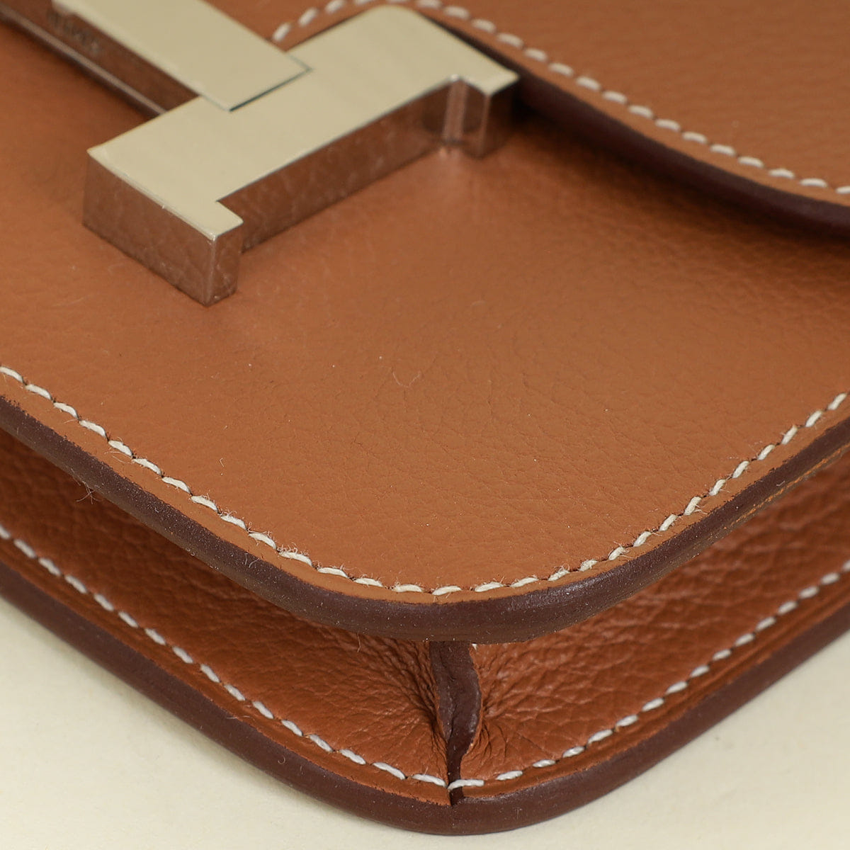 Hermes Gold Constance Slim Wallet