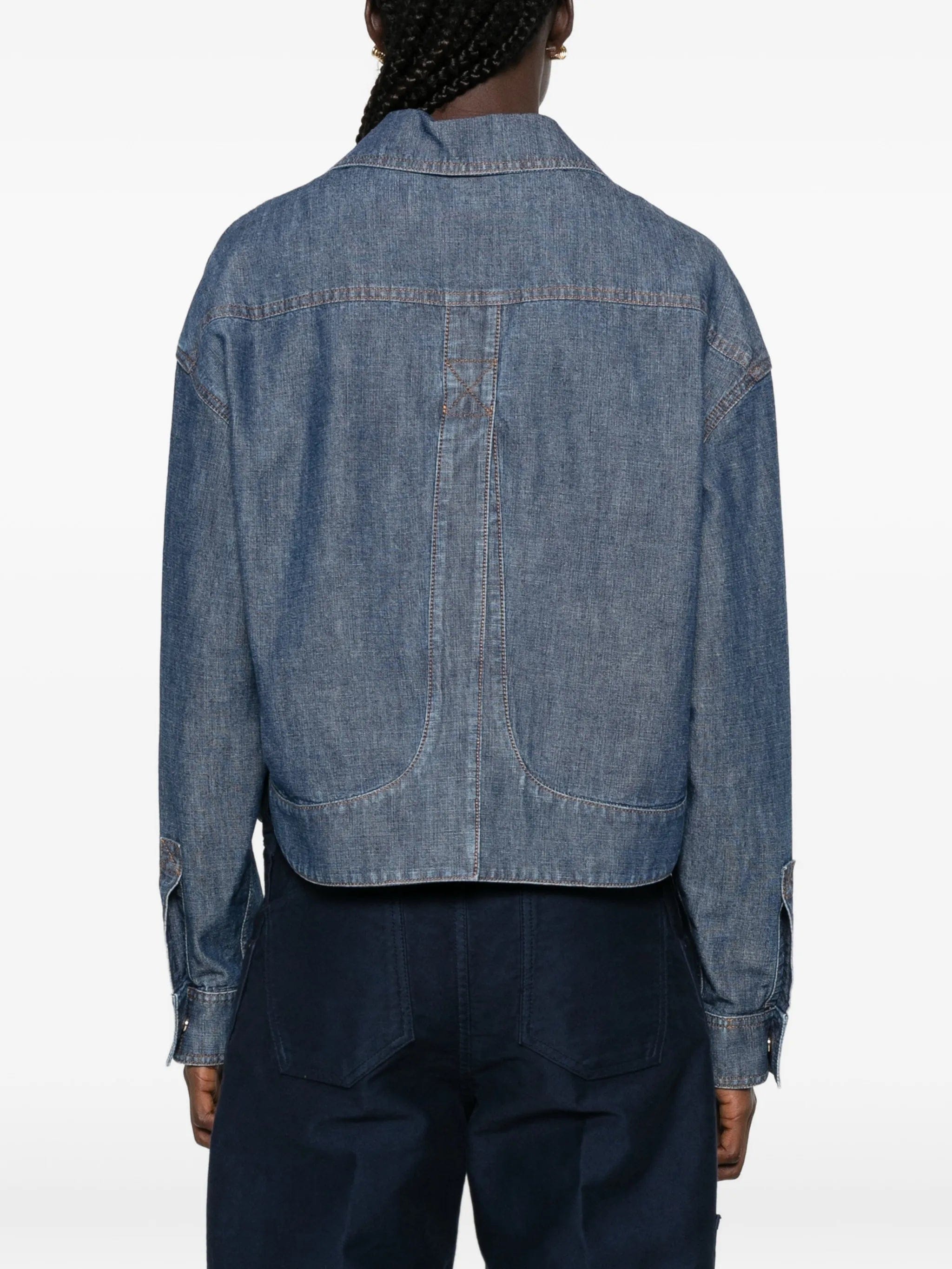 Fendi logo - patch patch - pocket jacket