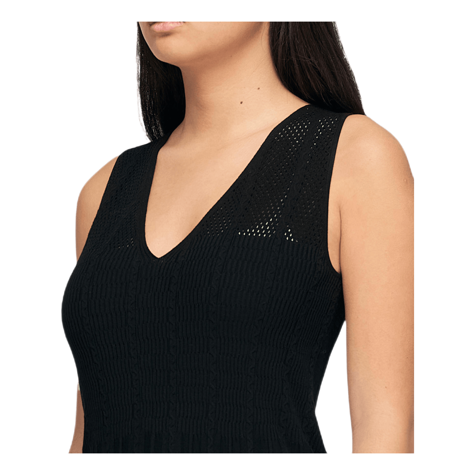 Kenzo Knit Midi Dress Black
