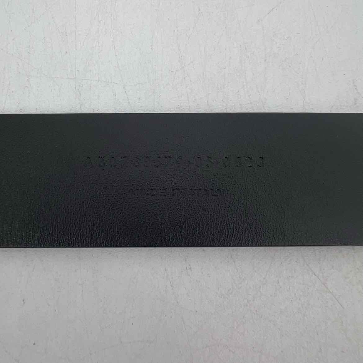 Saint Laurent Belt ABRASIVATO OXFORD New Black Size 85