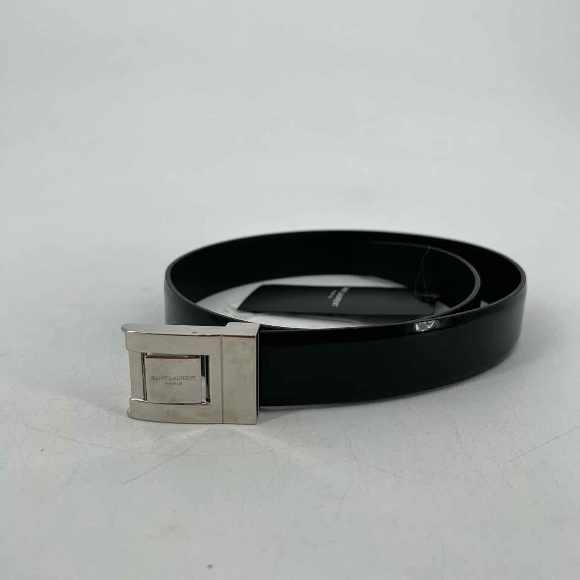 Saint Laurent Belt ABRASIVATO OXFORD New Black Size 70