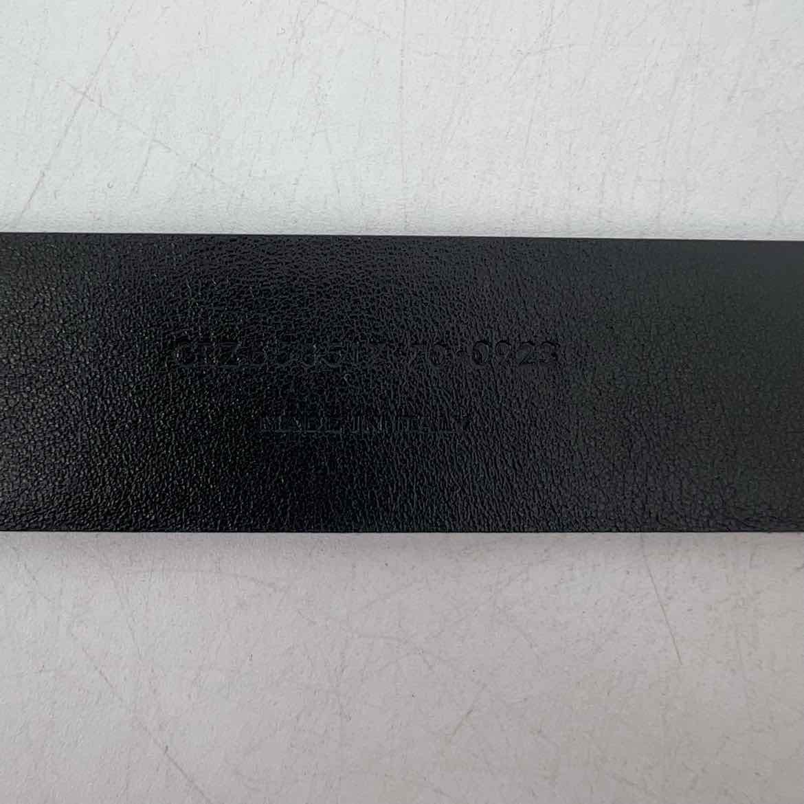 Saint Laurent Belt ABRASIVATO OXFORD New Black Size 70