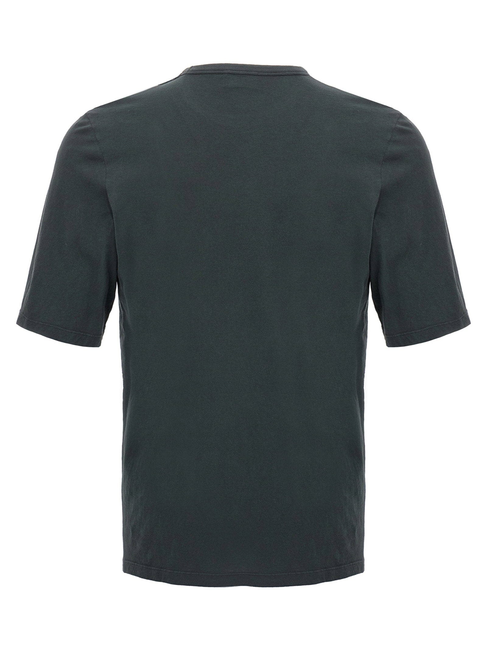 Saint Laurent Logo - Embroidered Cotton T - shirt — black