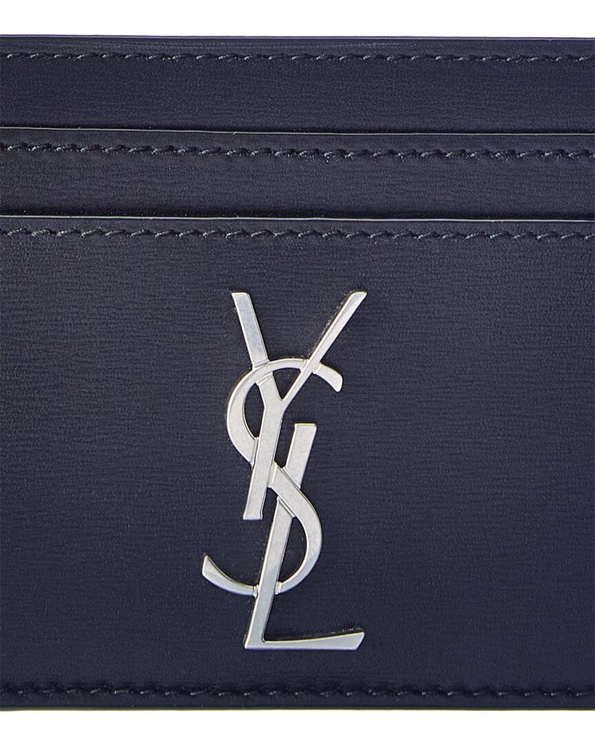 Saint Laurent Monogram Leather Card Case