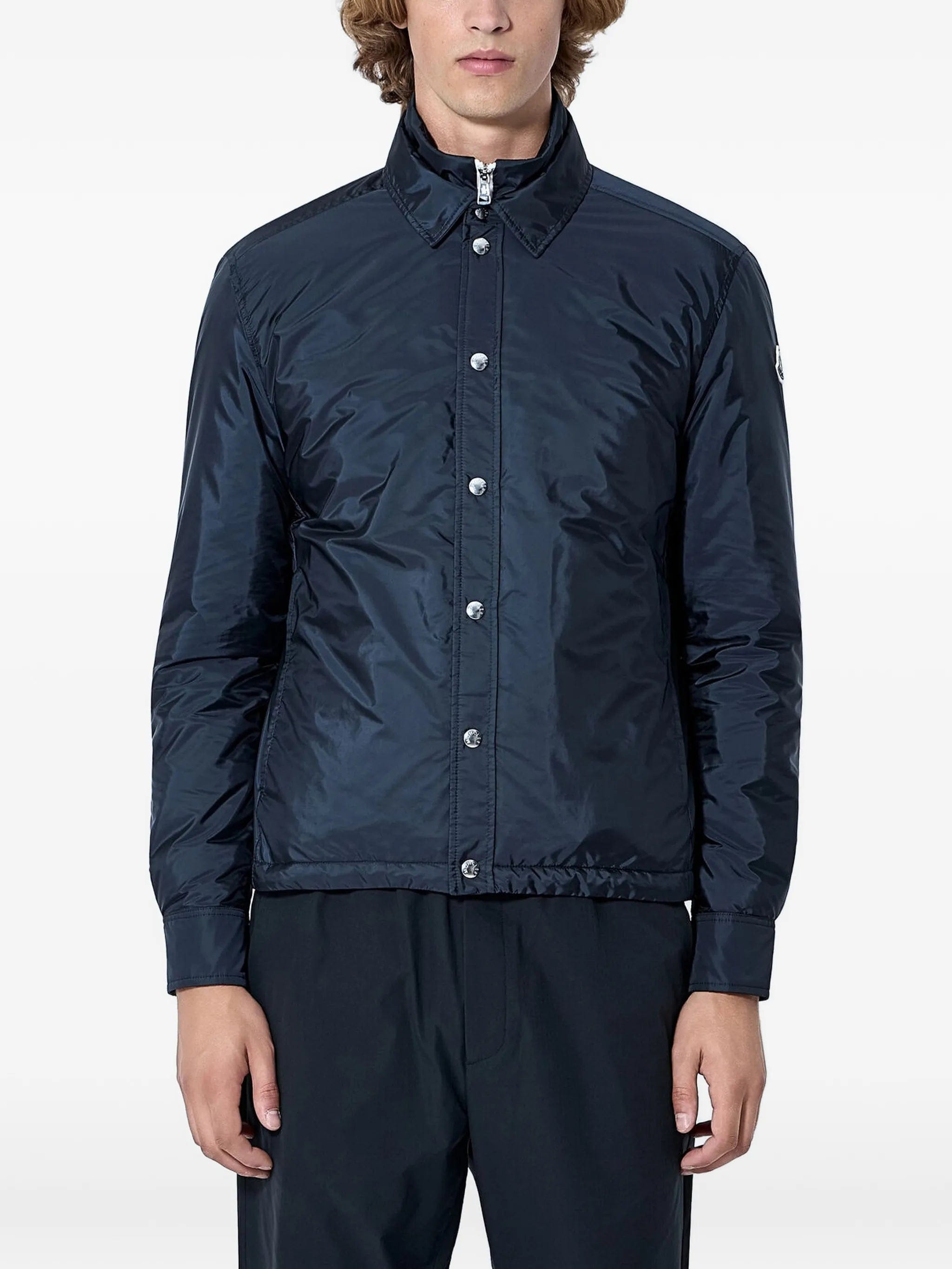 Moncler button - down elasticated - hem jacket