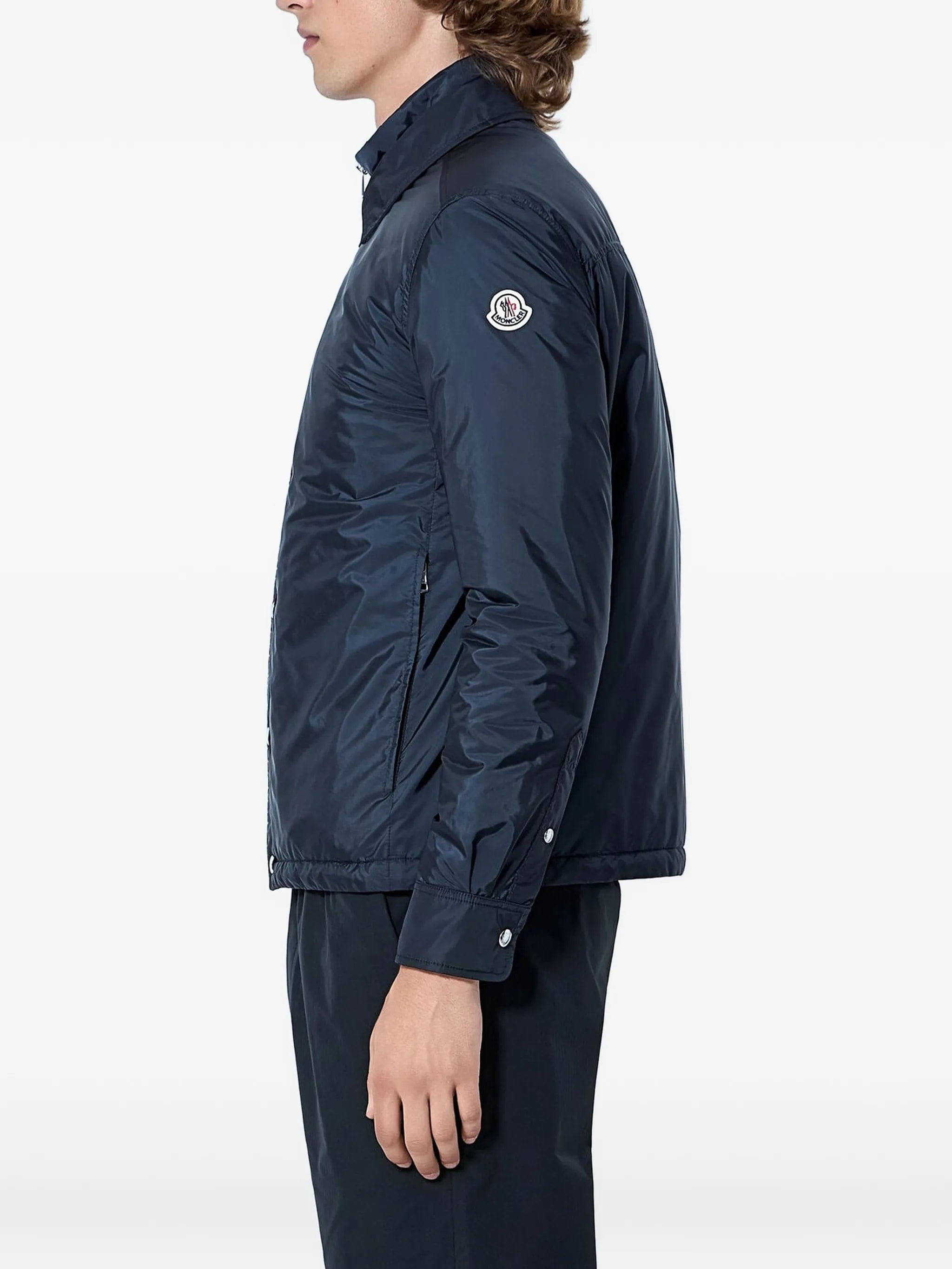 Moncler button - down elasticated - hem jacket