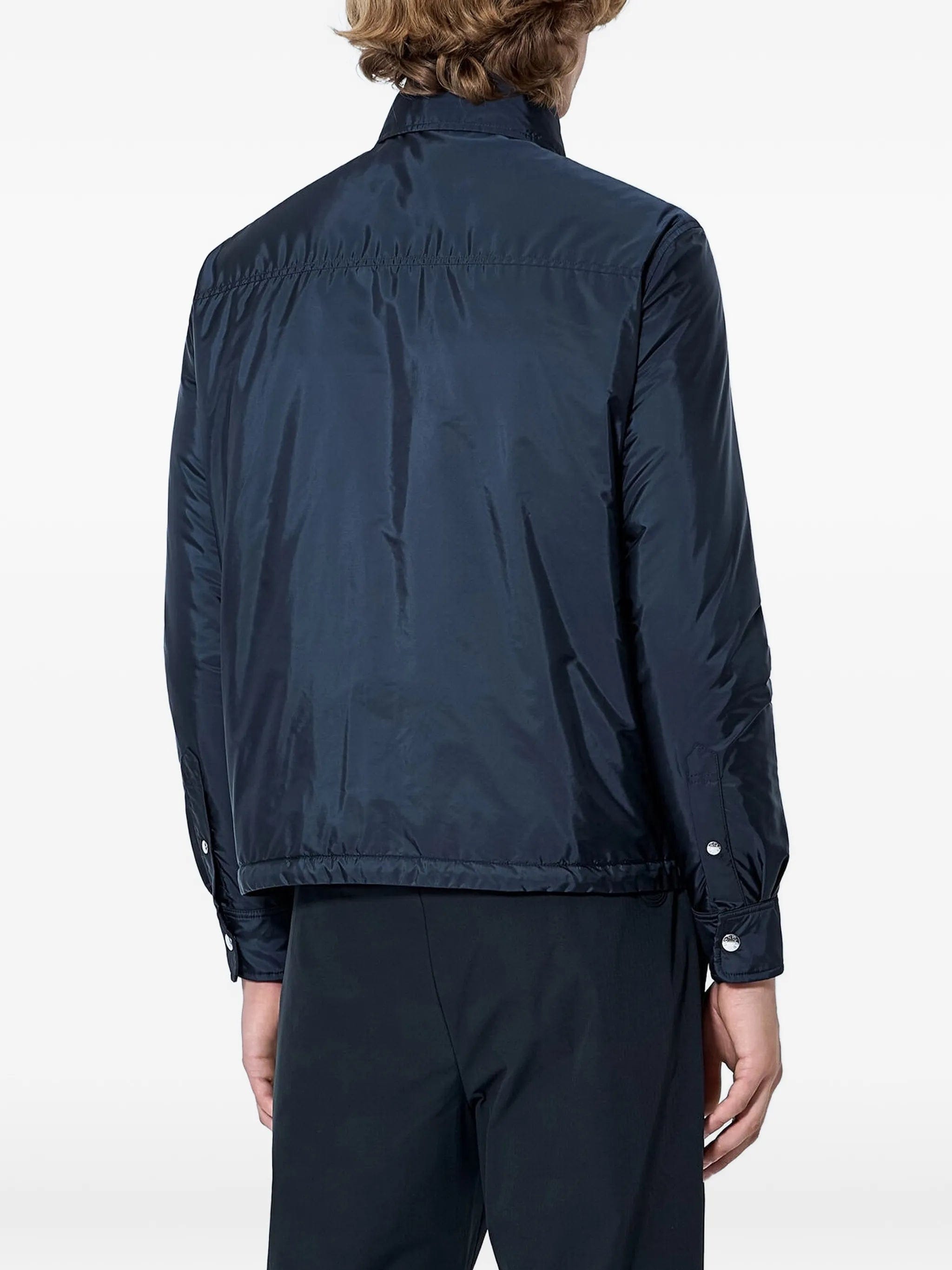 Moncler button - down elasticated - hem jacket