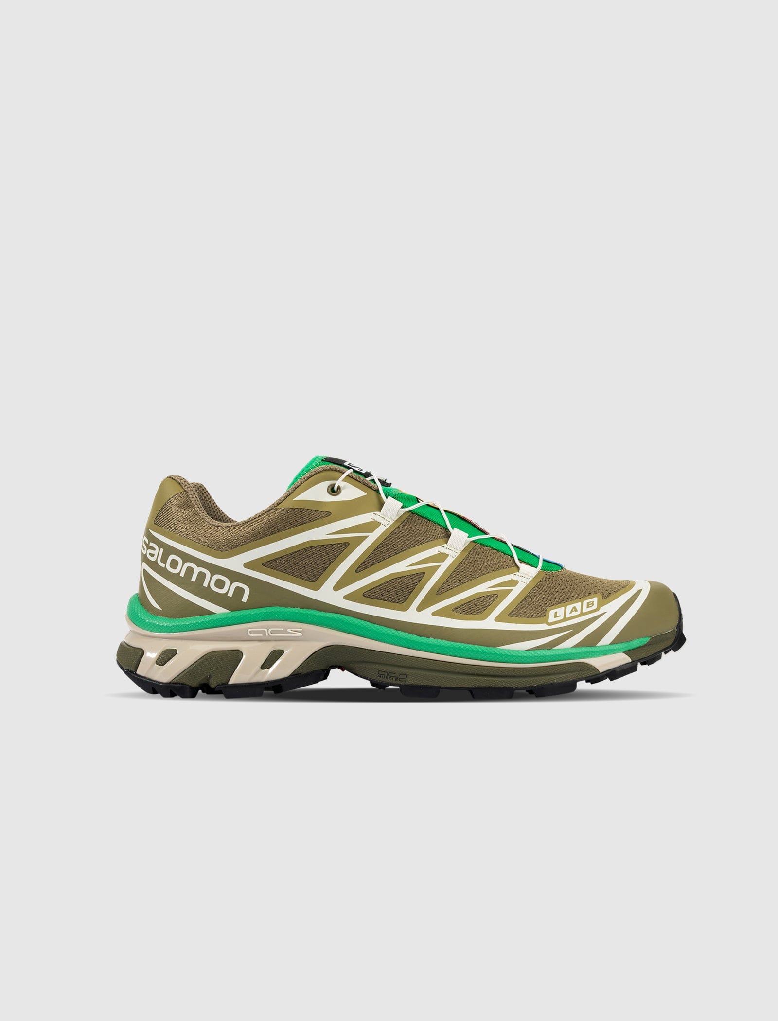 Salomon XT - 6 DRIED HERB/DEEP LICHEN/BRIGHT GREEN
