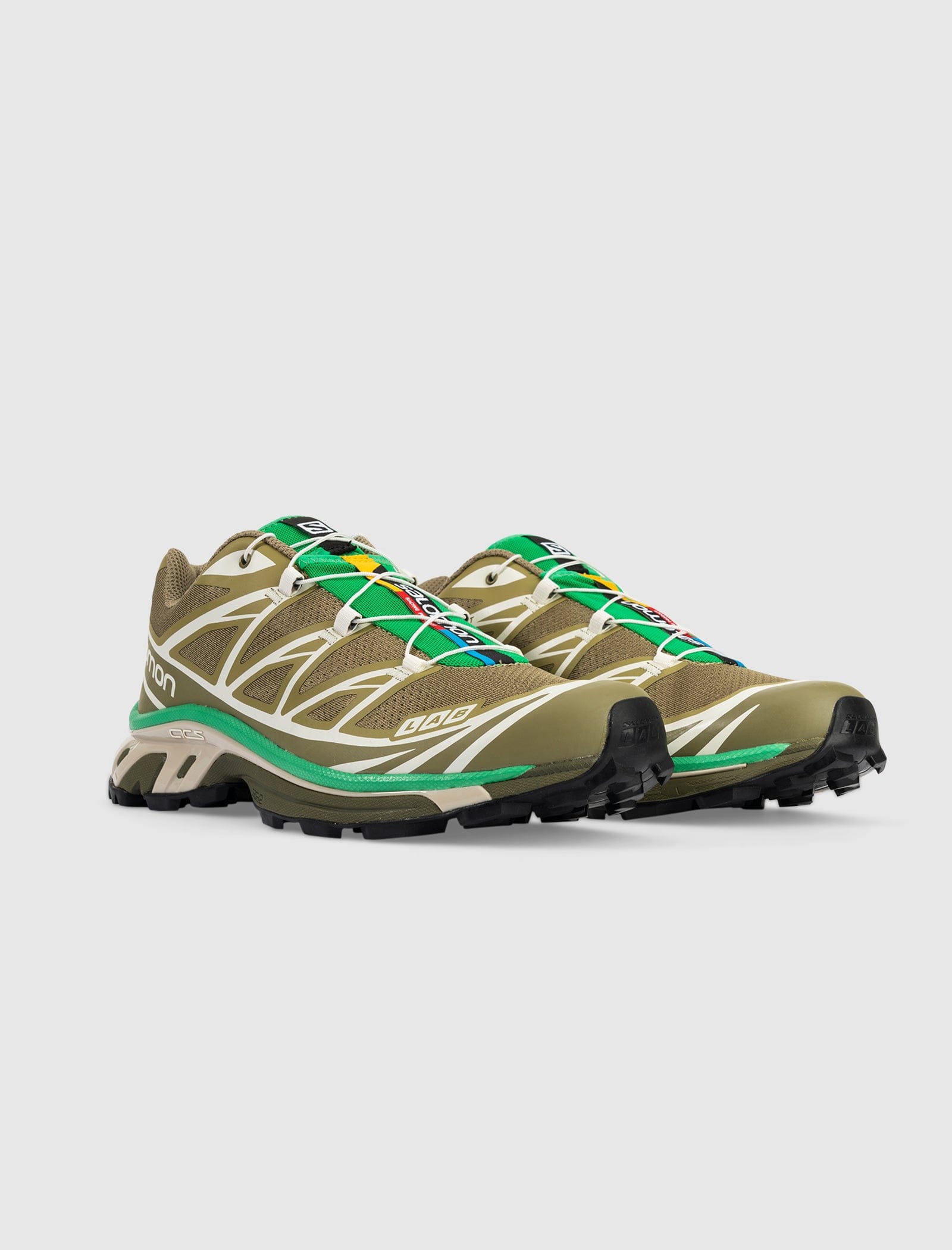 Salomon XT - 6 DRIED HERB/DEEP LICHEN/BRIGHT GREEN