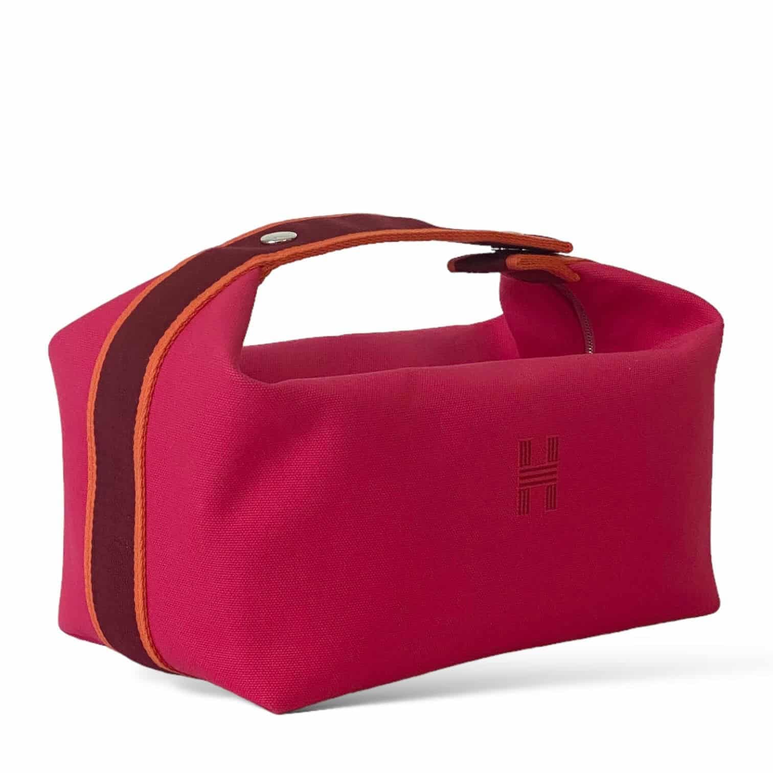 Hermes Bride A Brac Canvas Small Model Case Pink