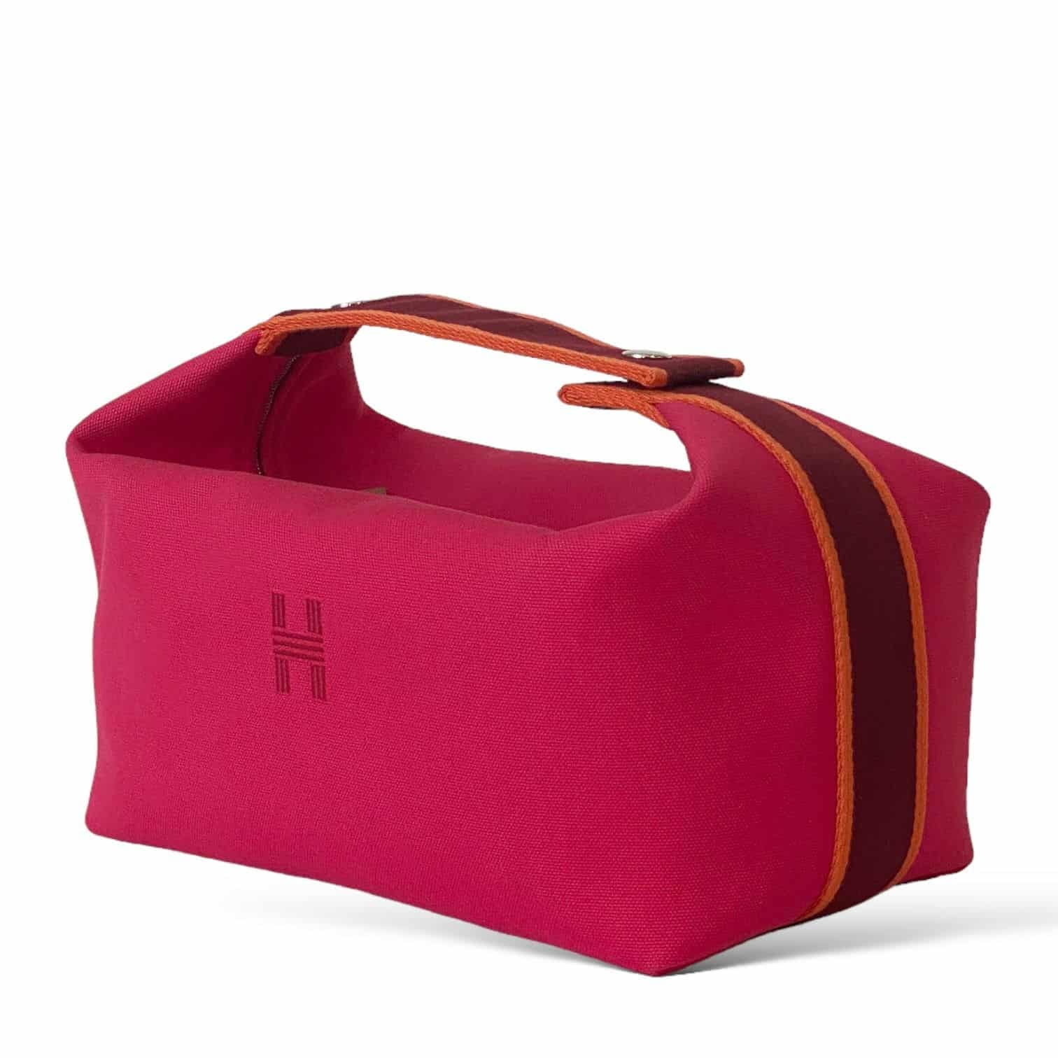 Hermes Bride A Brac Canvas Large Model Case Pink