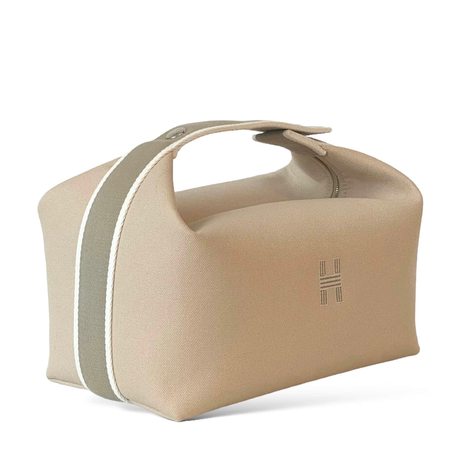 Hermes Bride A Brac Canvas Large Model Case Natural