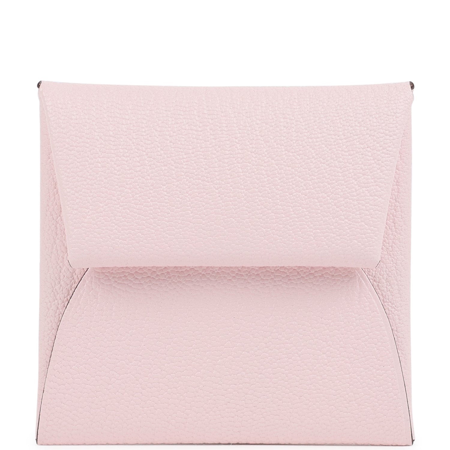 Hermes Bastia Change Purse Rose Darling Chevre Mysore Palladium Hardware