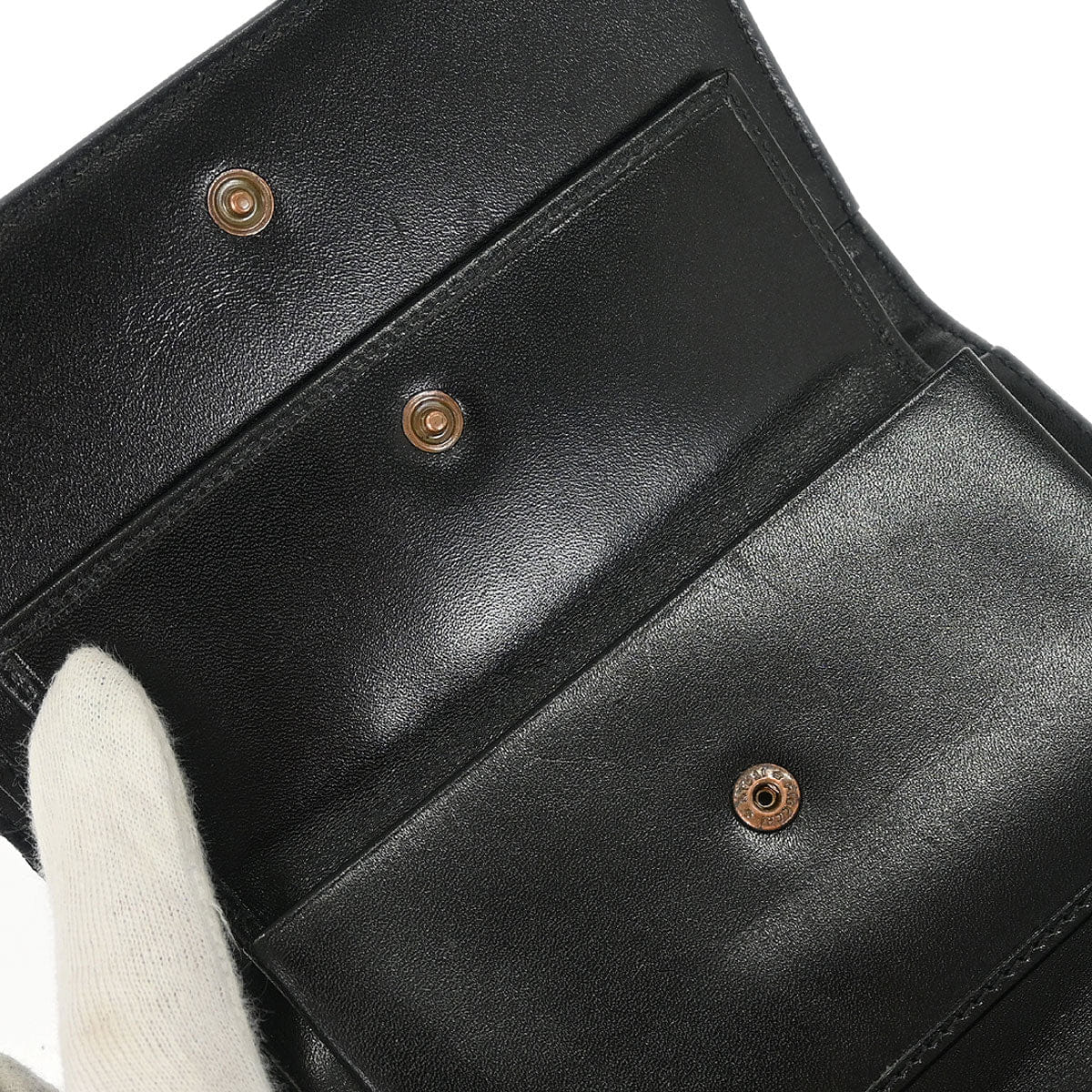 Fendi Brown Zucchino Trifold Wallet