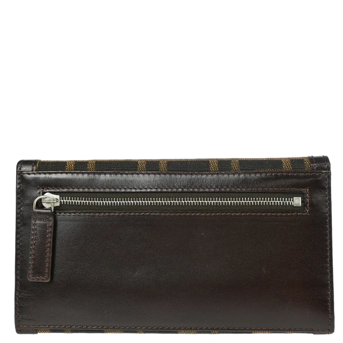 Fendi 2008 Brown Zucca Wallet Purse