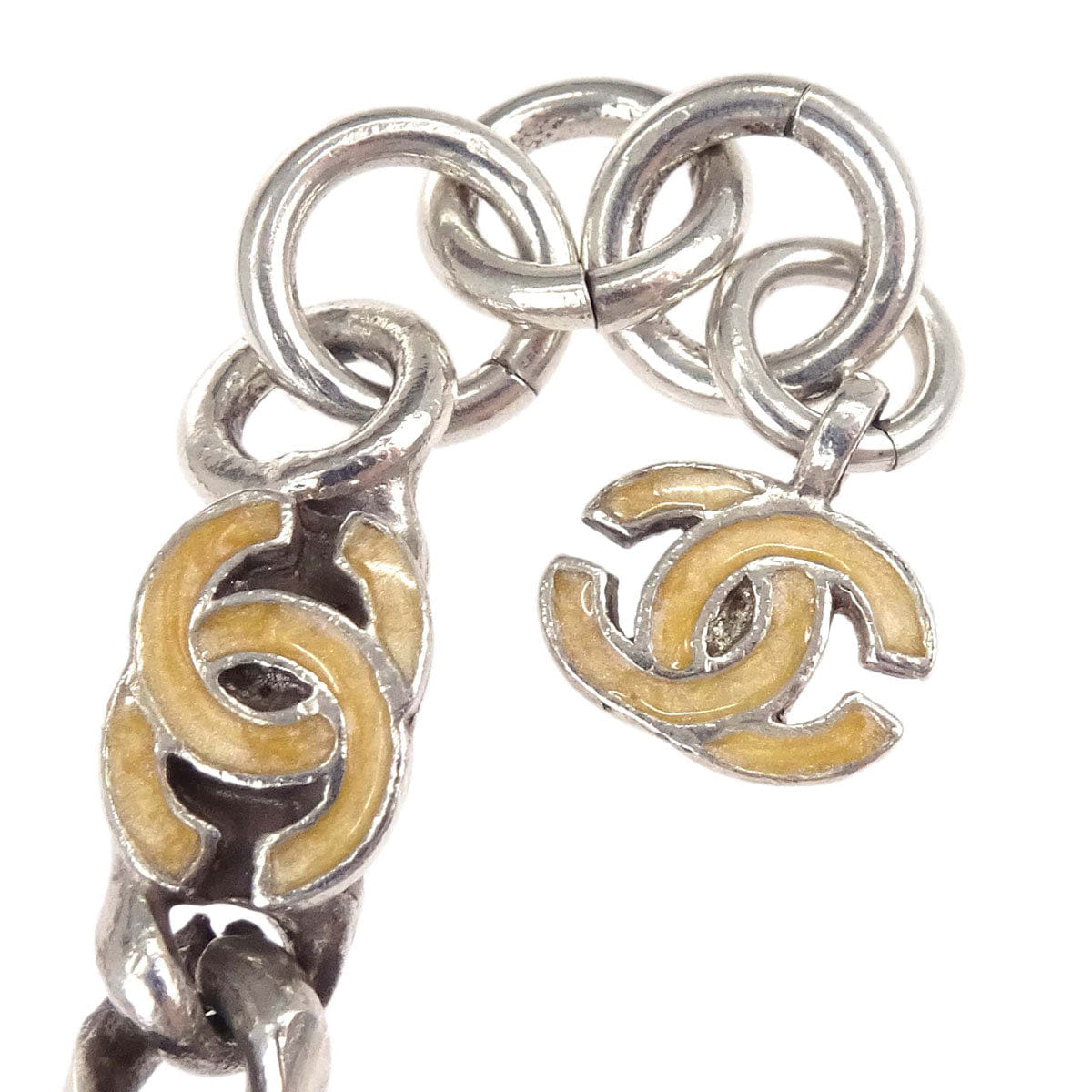 Chanel Chain Necklace Silver 00T