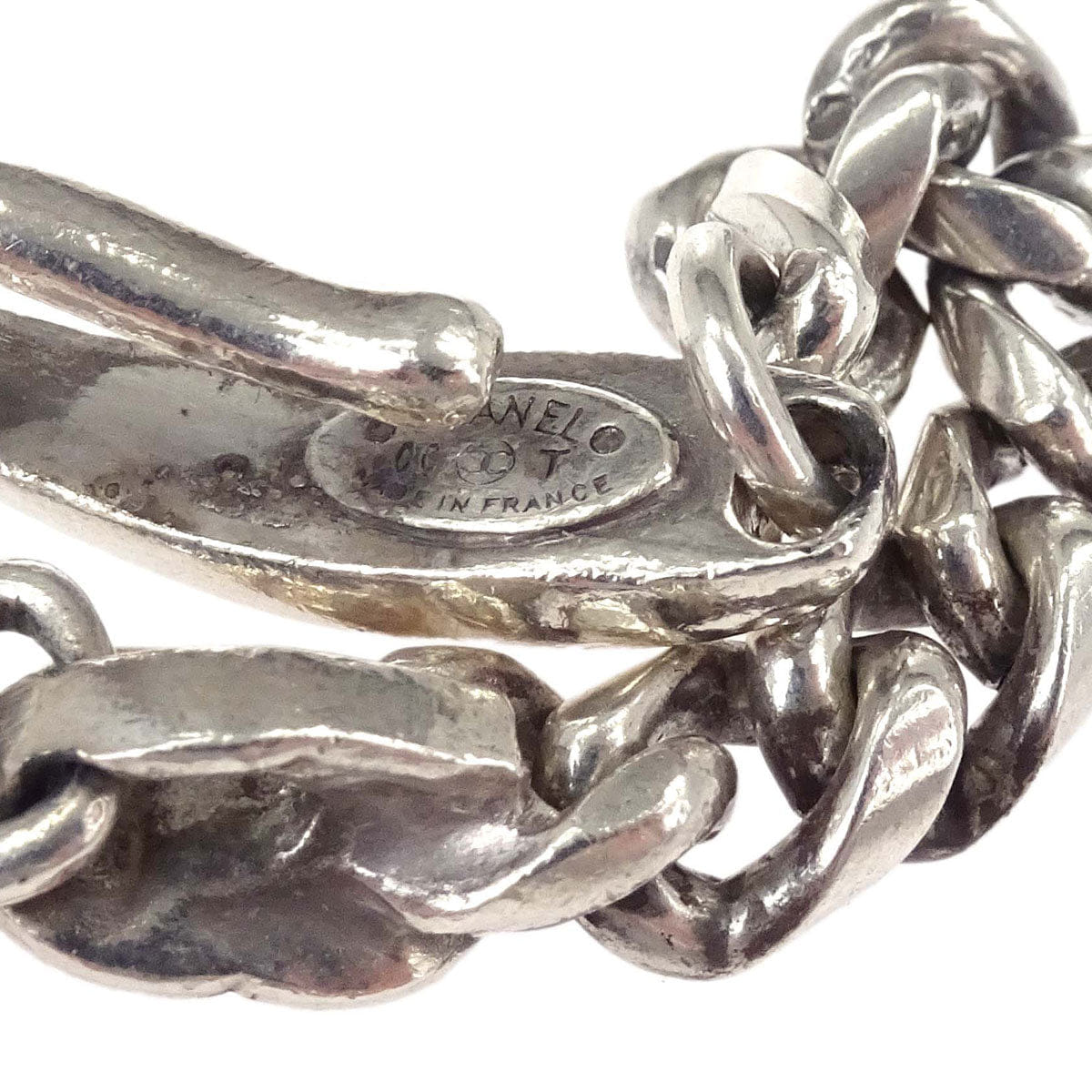 Chanel Chain Necklace Silver 00T