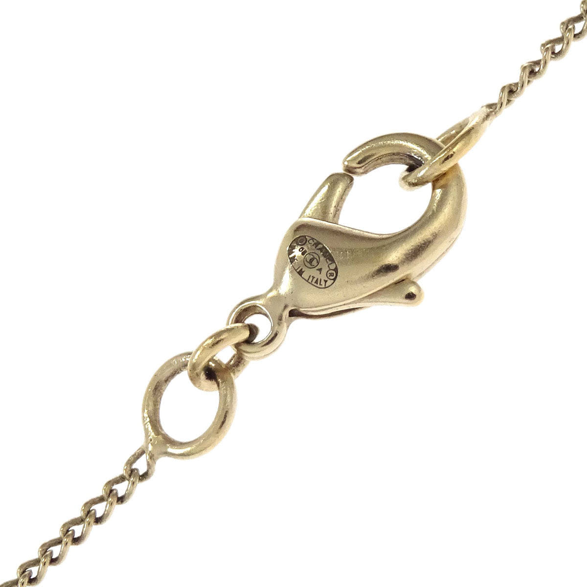 Chanel Gold Black CC Flower Pendant Necklace 0*A