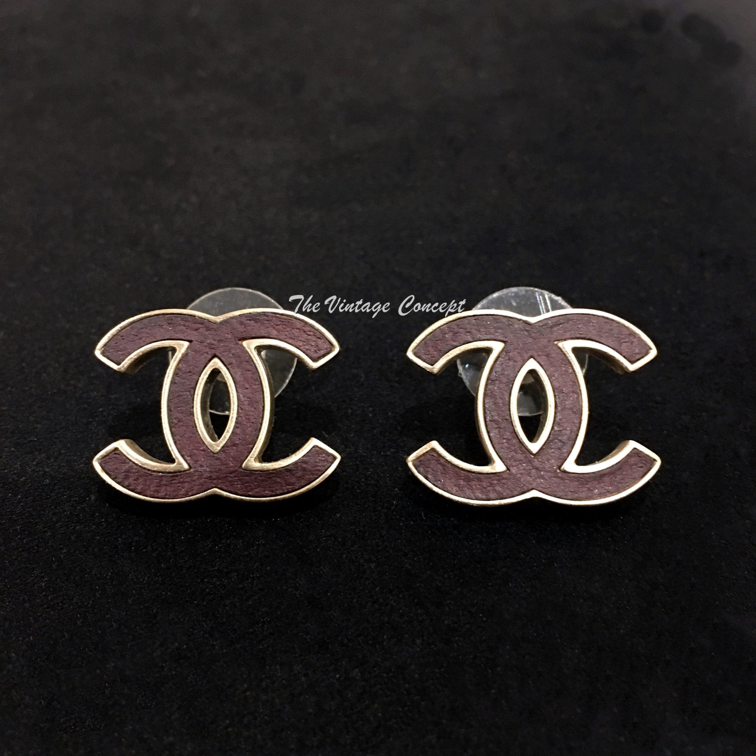Chanel Steel CC Logo Pieces Earrings B12P