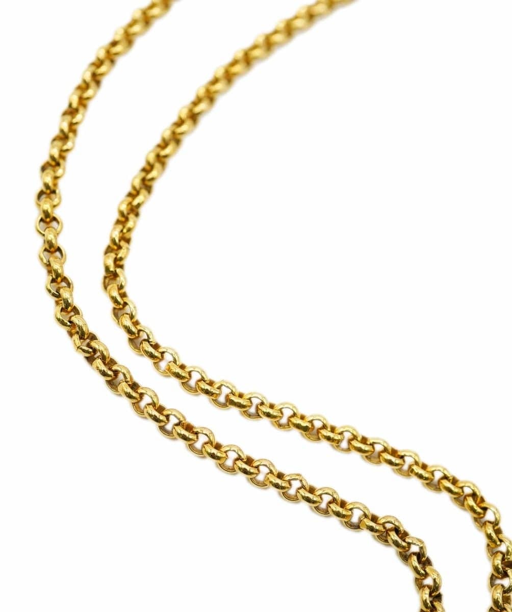 Chanel 96P Vintage CC Hoop Necklace UKL1298