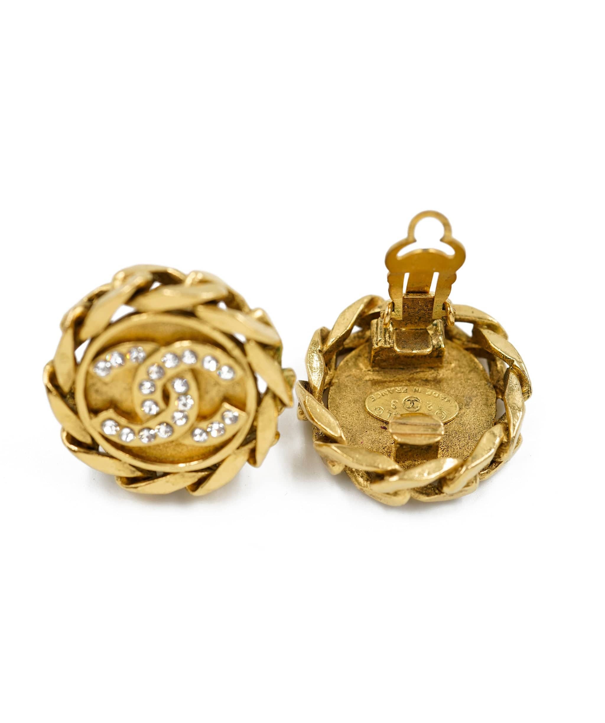 Chanel diamante earrings ALC0137