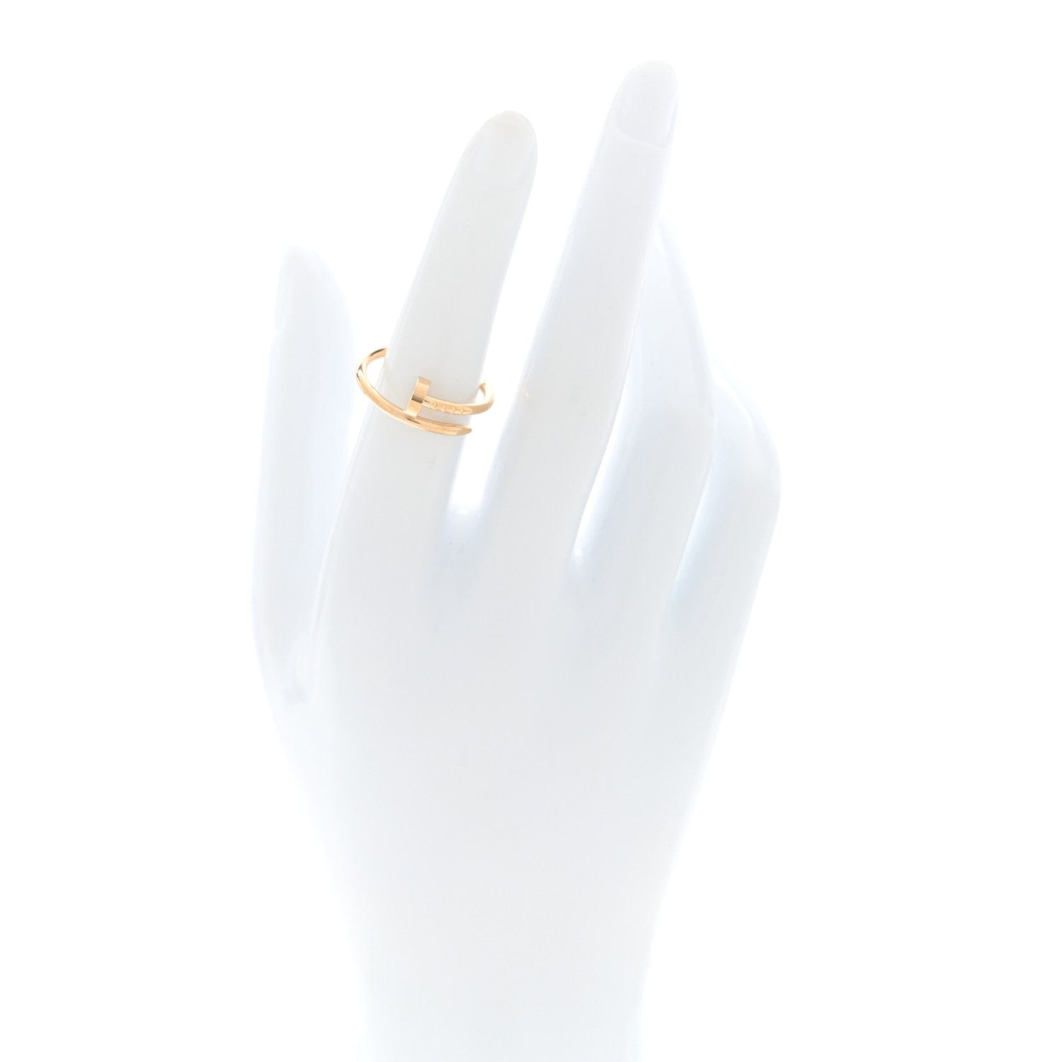 Cartier 18K Yellow Gold Small Juste Un Clou Ring 52 6