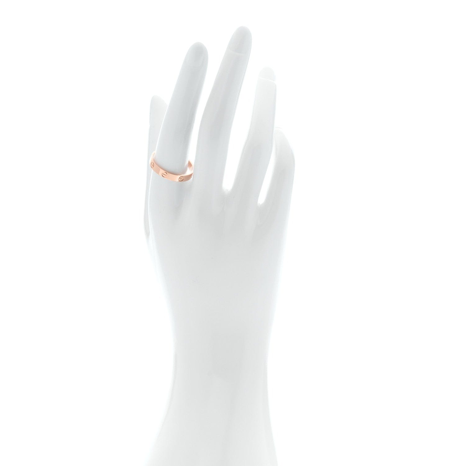 Cartier 18K Pink Gold 3.5 mm LOVE Wedding Band Ring 60 9.25