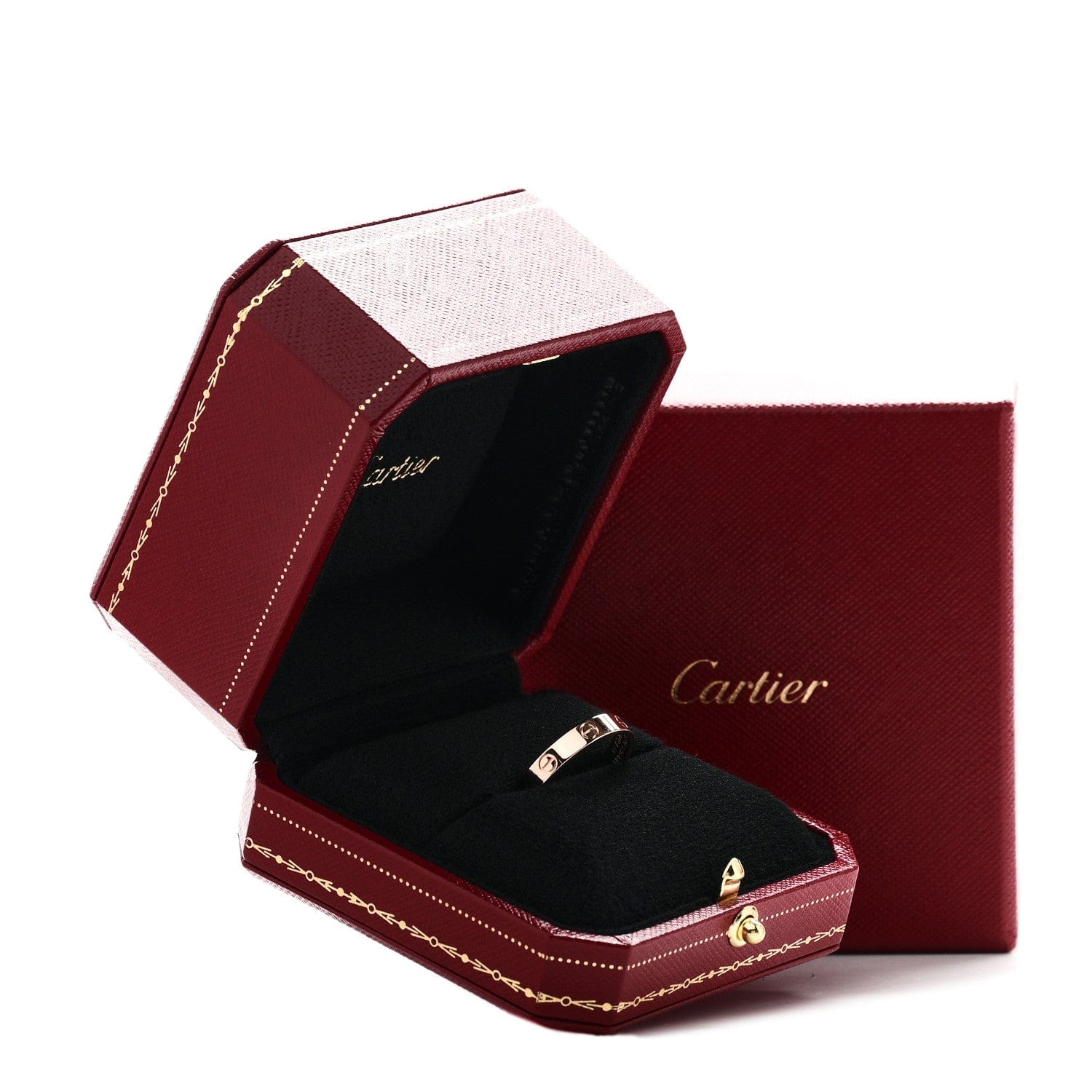 Cartier 18K Pink Gold 3.5 mm LOVE Wedding Band Ring 60 9.25