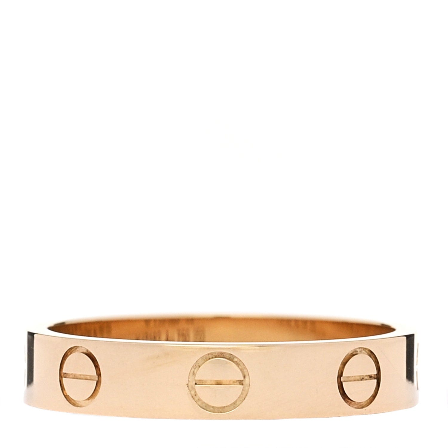 Cartier 18K Yellow Gold 3.5 mm LOVE Wedding Band Ring 52 6