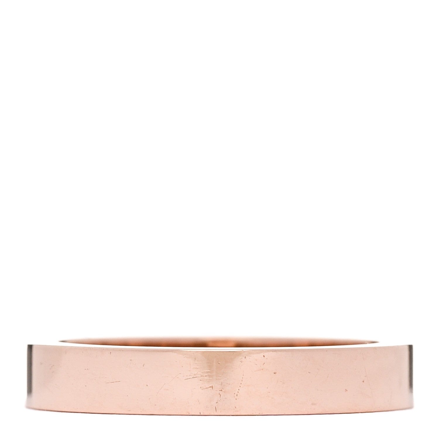Cartier 18K Pink Gold Diamond 3 mm C De Cartier Wedding Band Ring 48 4.5